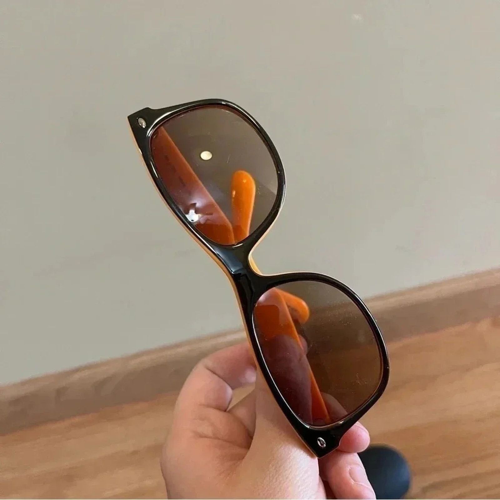 DNA DNA by M Polarized Brown Orange Sunglasses 54 18 145 UV400 Size ONE SIZE - 3 Thumbnail