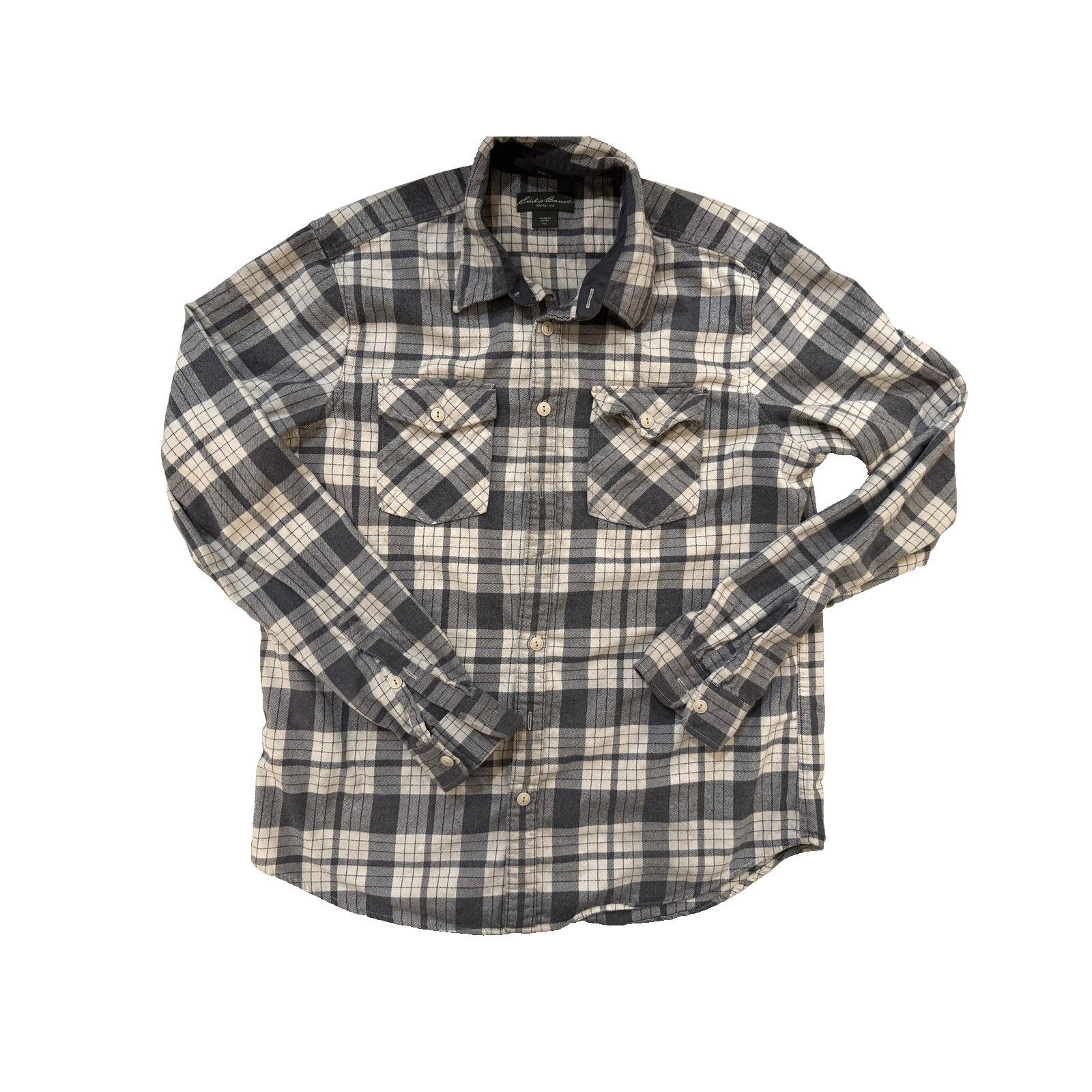 Eddie Bauer Vintage 90s Eddie Bauer Shirt Mens XL Long Sleeve Flannel Size US XL / EU 56 / 4 - 1 Thumbnail