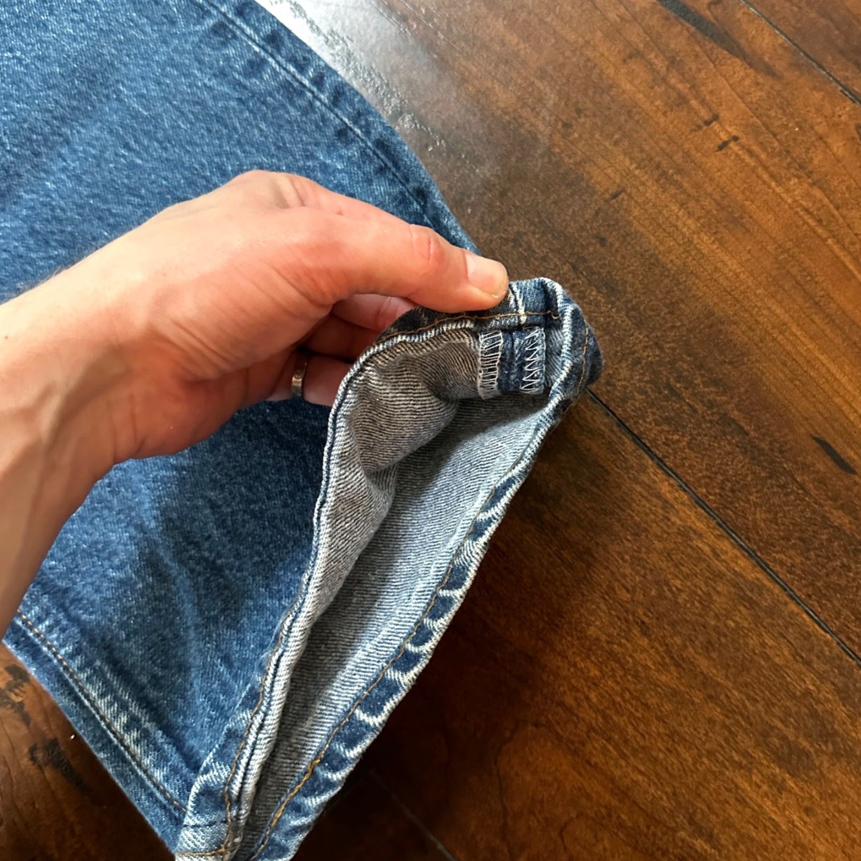 Levi's VTG Levi's 501 Jeans Button Fly Straight 40x36 Blue Denim Men Regular 90s Vintage USA Tag 501 Series Mens Jeans Size US 40 / EU 56 - 4 Thumbnail