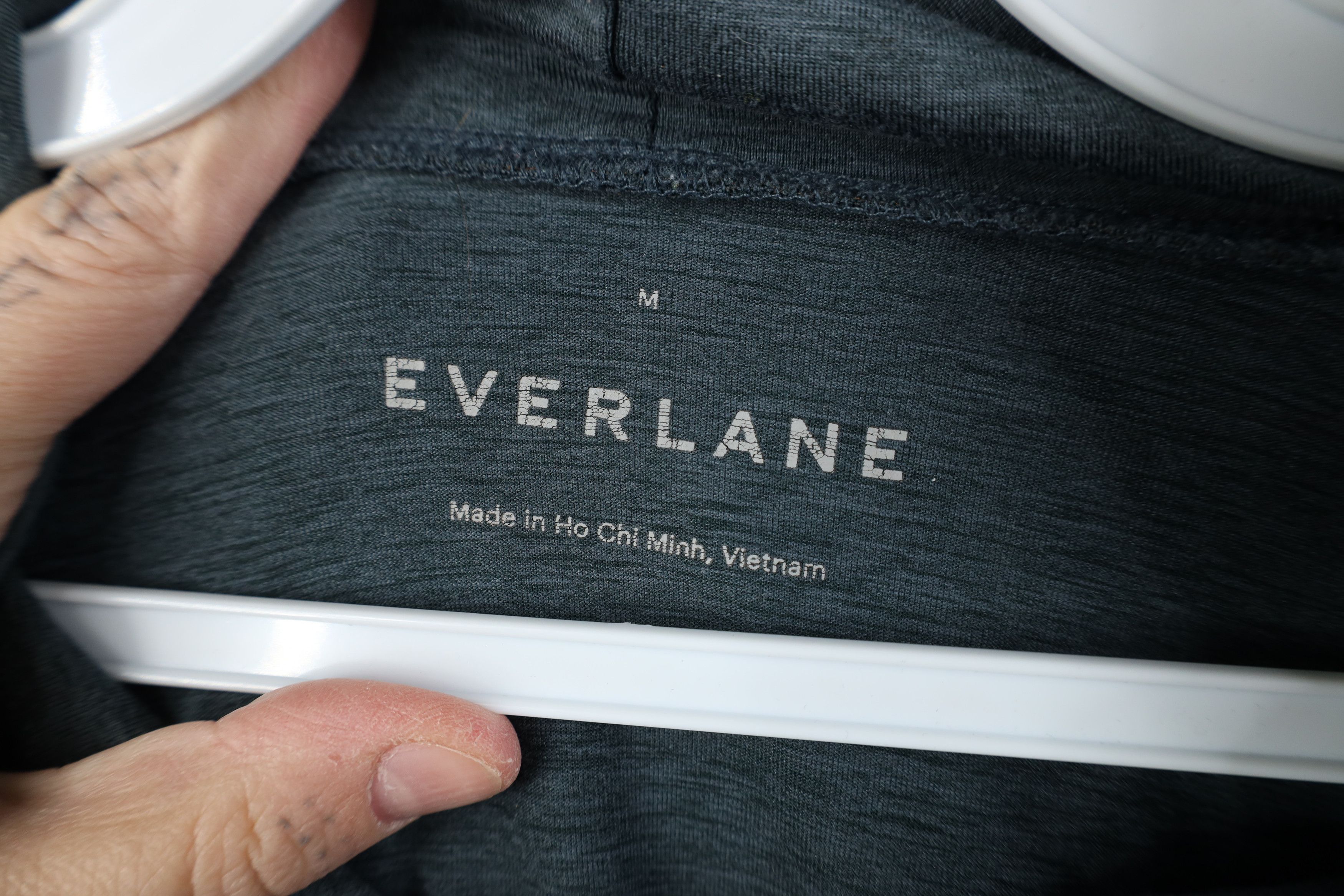 Everlane Everlane Blank Lightweight Jersey Knit Hoodie Heather Blue Size US M / EU 48-50 / 2 - 5 Thumbnail