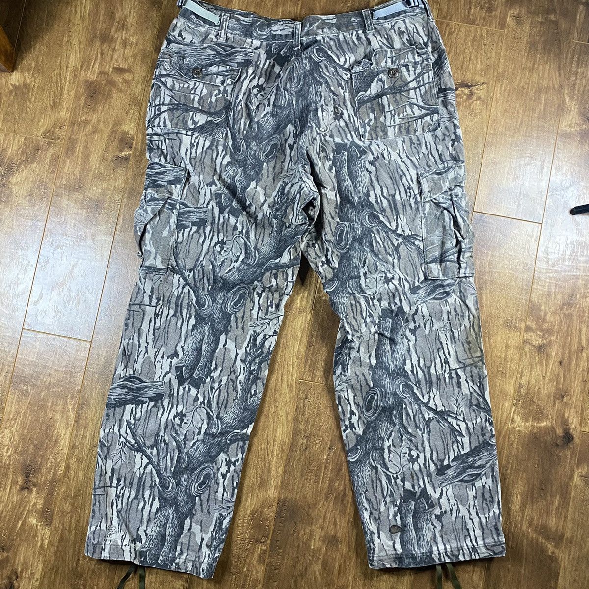 Vintage 1990s Woodland Hunting Camo Cargo Pants Size US 40 / EU 56 - 3 Thumbnail
