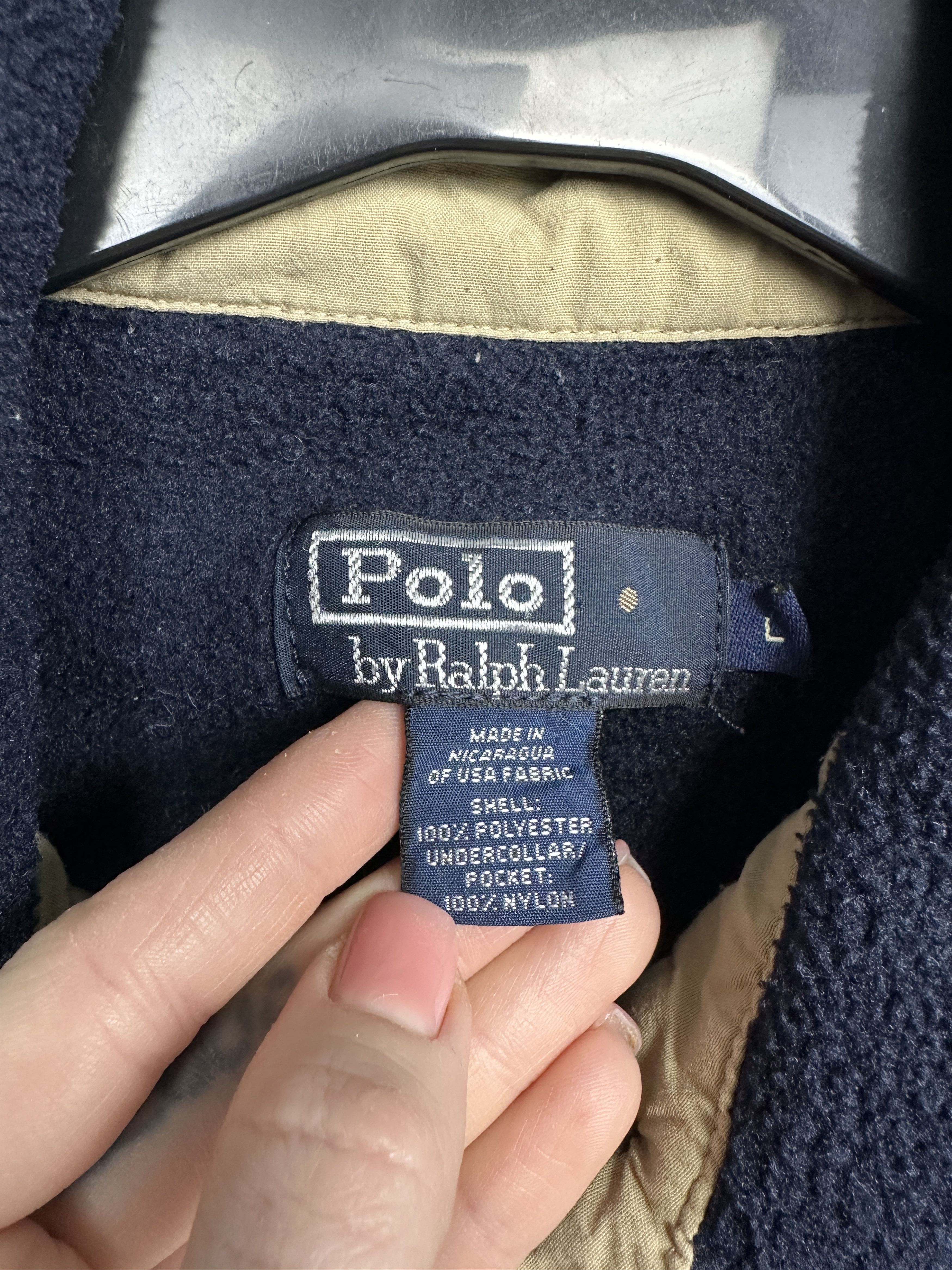 Polo Ralph Lauren Polo Ralph Lauren 90s Vintage Mens Fleece Jacket Size US L / EU 52-54 / 3 - 4 Thumbnail