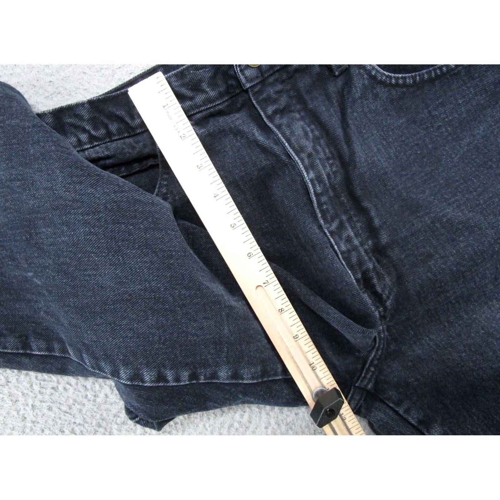 Geoffrey Beene VINTAGE Geoffrey Beene Sport High Rise Tapered Leg Mom Jeans Size 10 Black Jeans Women 90s Style Mom N/A Size 32" / US 10 / IT 46 - 6 Thumbnail