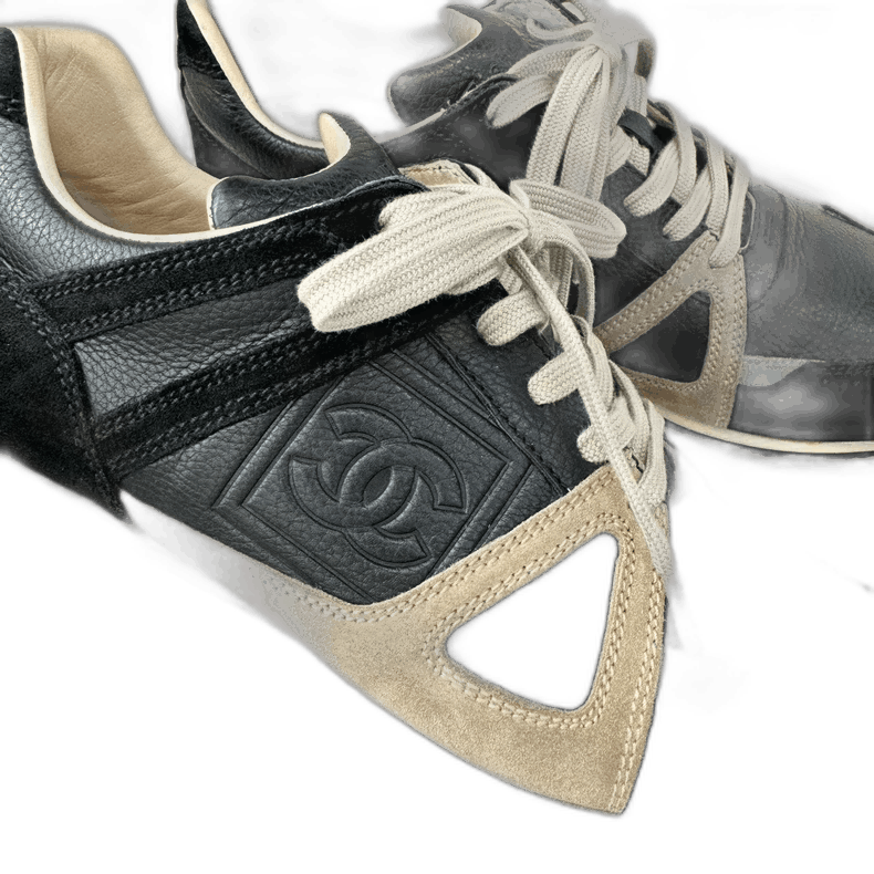 Chanel Chanel Color Block Casual Sneakers Size 37 Size US 6 / IT 36 - 1 Thumbnail