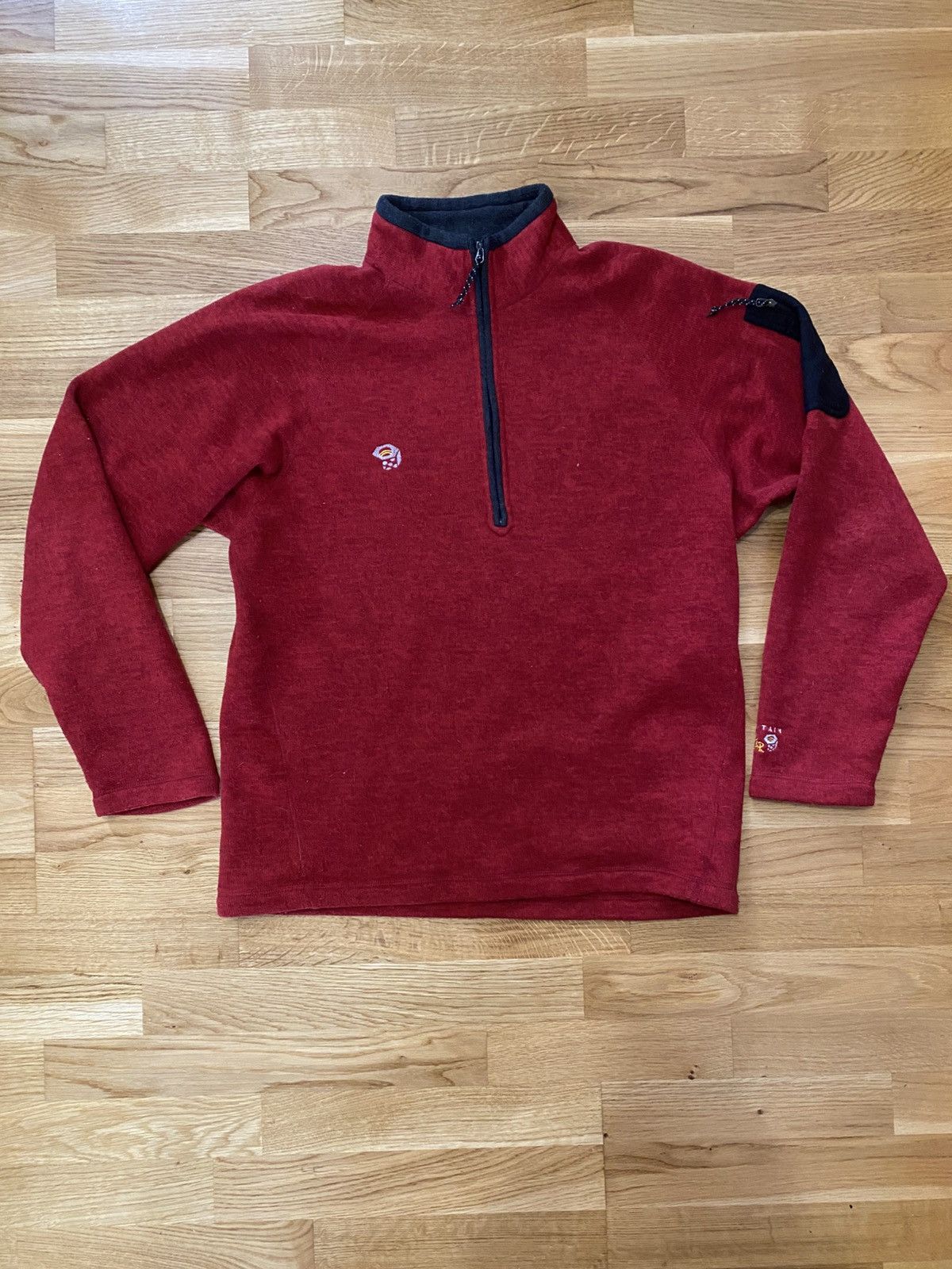 Mountain Hardwear Mountain Hardwear Polartec Vintage 1/4 Zip Fleece Mens L Red Size US L / EU 52-54 / 3 - 1 Thumbnail