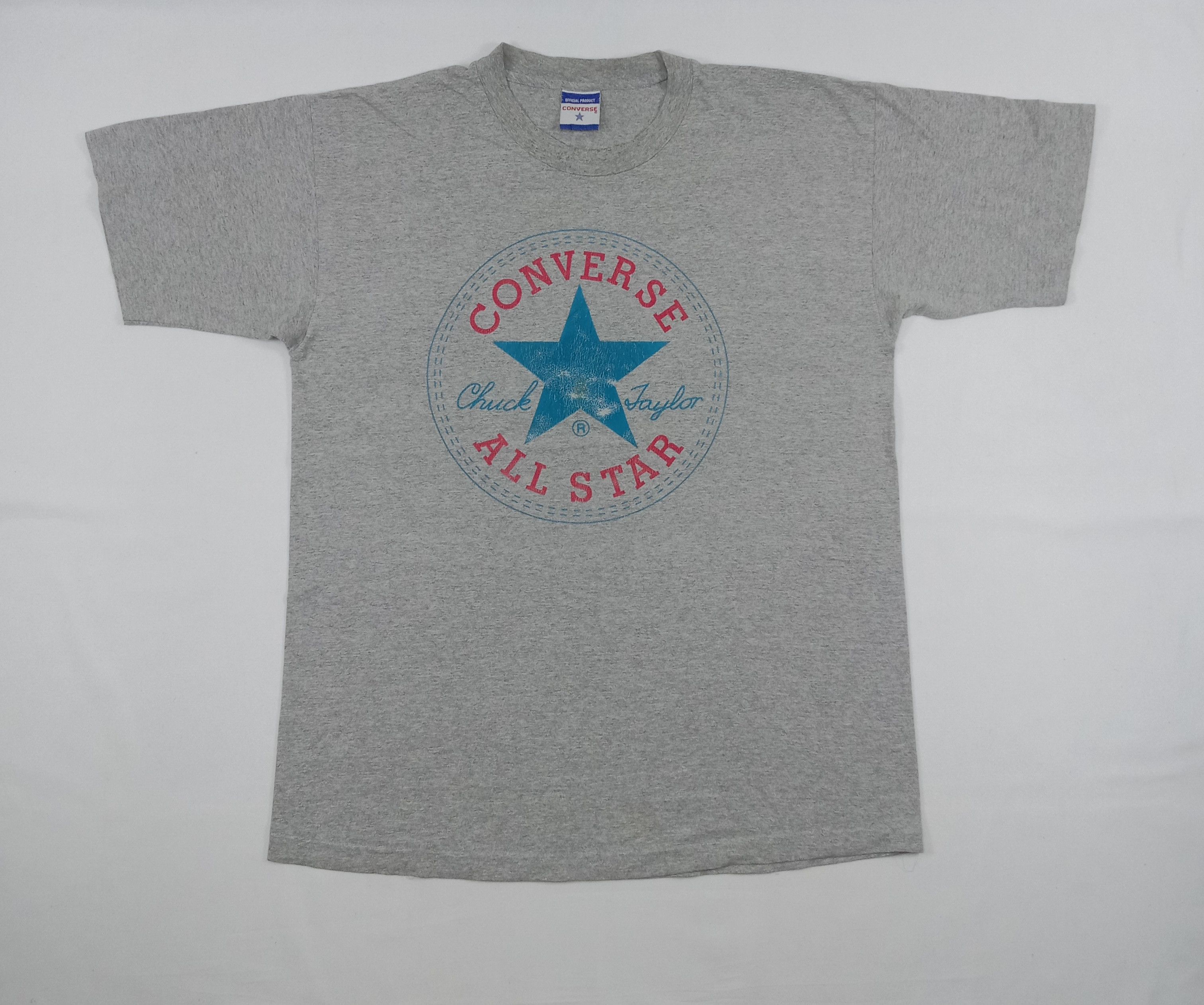Converse Vintage 90s Converse All Star Big Logo T Shirt Size US XL / EU 56 / 4 - 1 Thumbnail