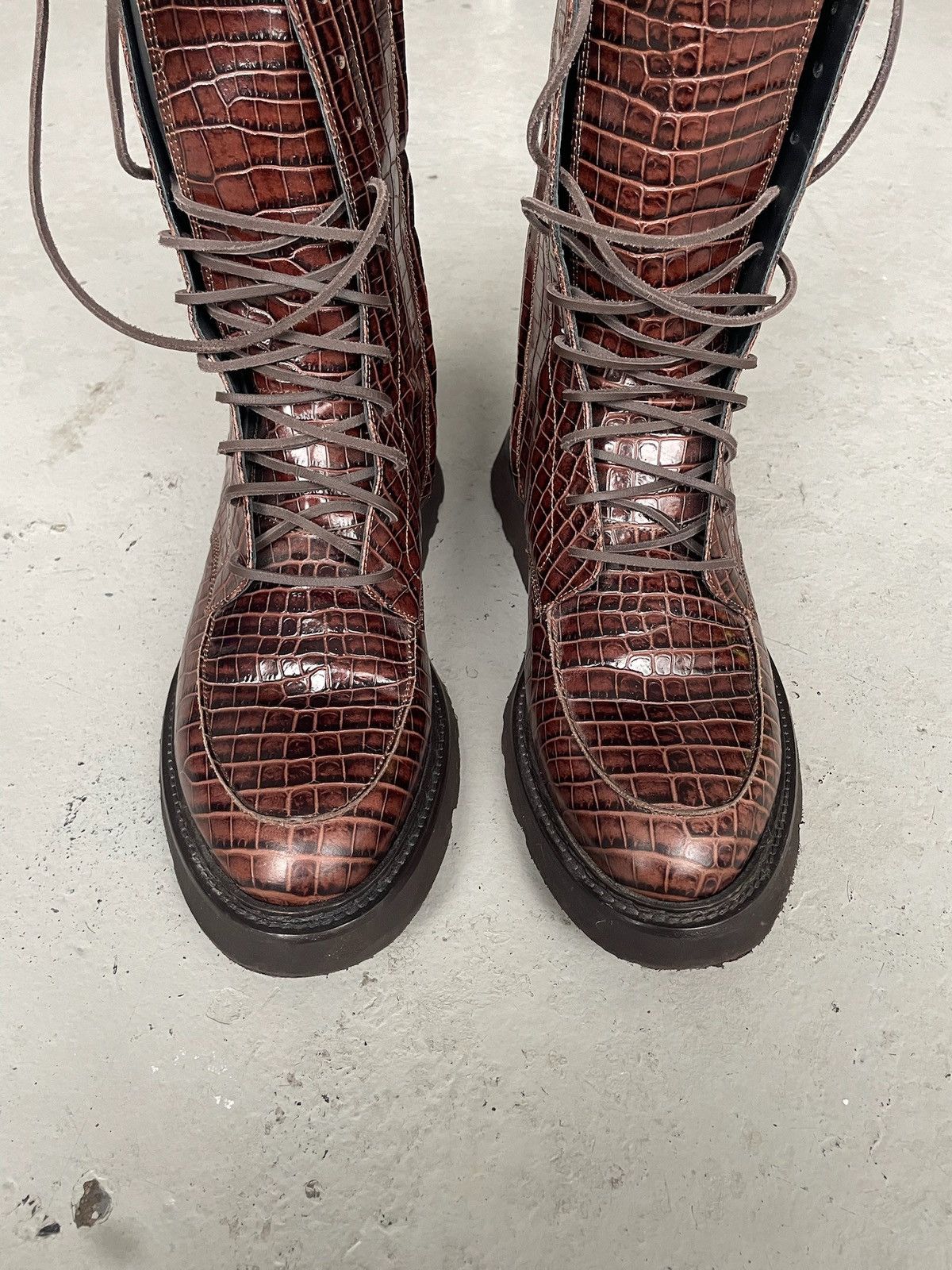 Rhude Rhude Crocodile Boots Size US 11 / EU 44 - 3 Thumbnail