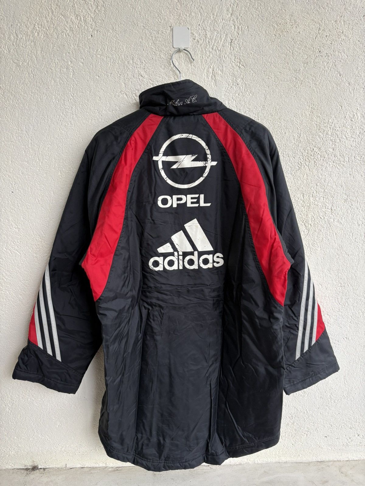 Vintage Vintave AC Milan OPEL Adidas Jacket Size US XL / EU 56 / 4 - 4 Thumbnail