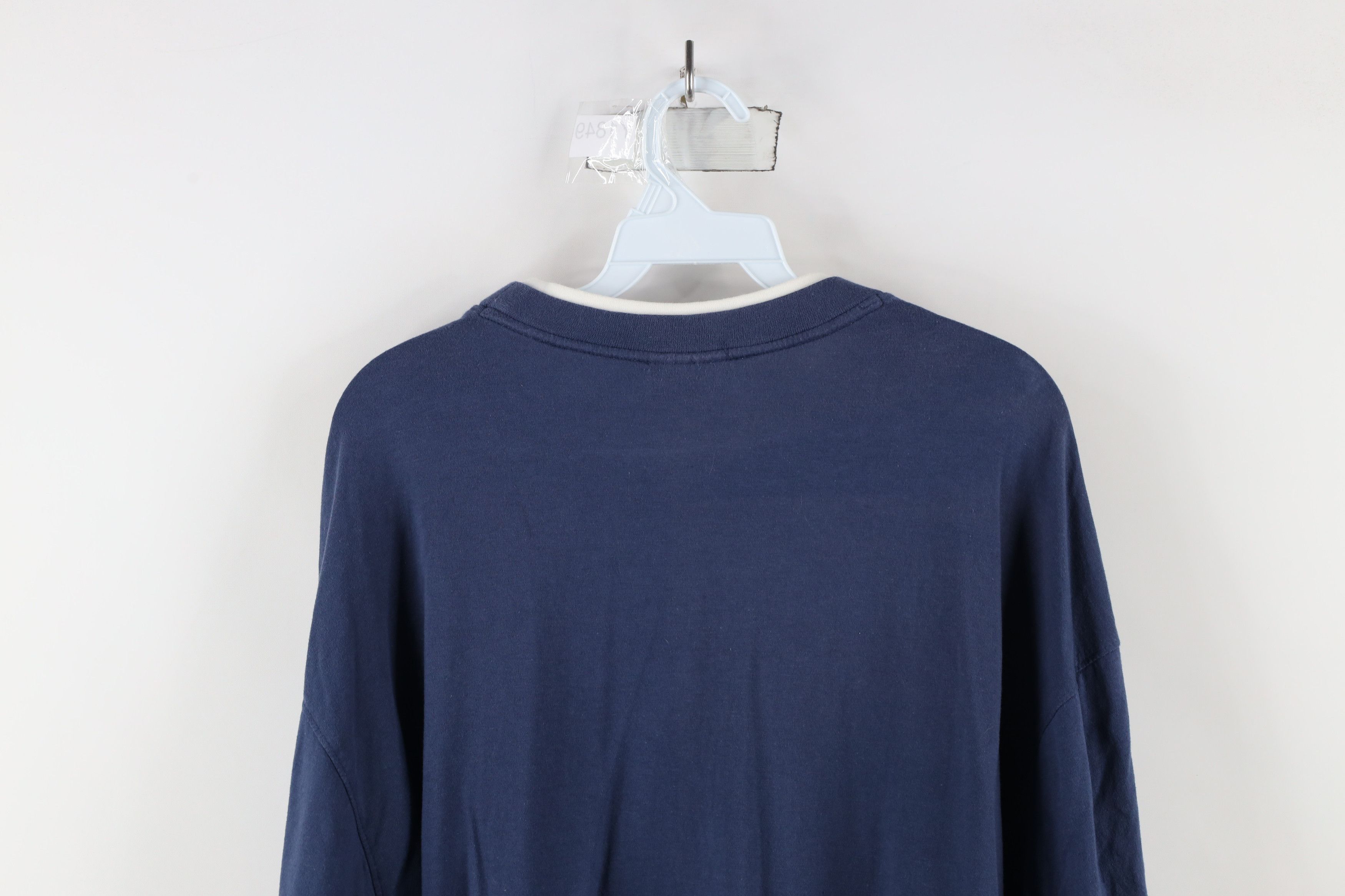Reebok × Vintage Vintage Reebok Hockey Layered Long Sleeve T-Shirt Blue Size US XXL / EU 58 / 5 - 13 Thumbnail