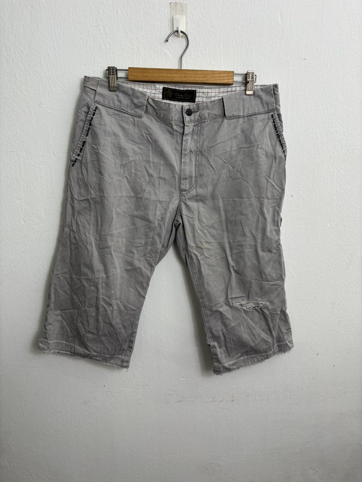 Undercover UNDERCOVER NEOBOY PATTI SMITH A/W 09 34 GRAY DAMAGED Size US 34 / EU 50 - 1 Thumbnail