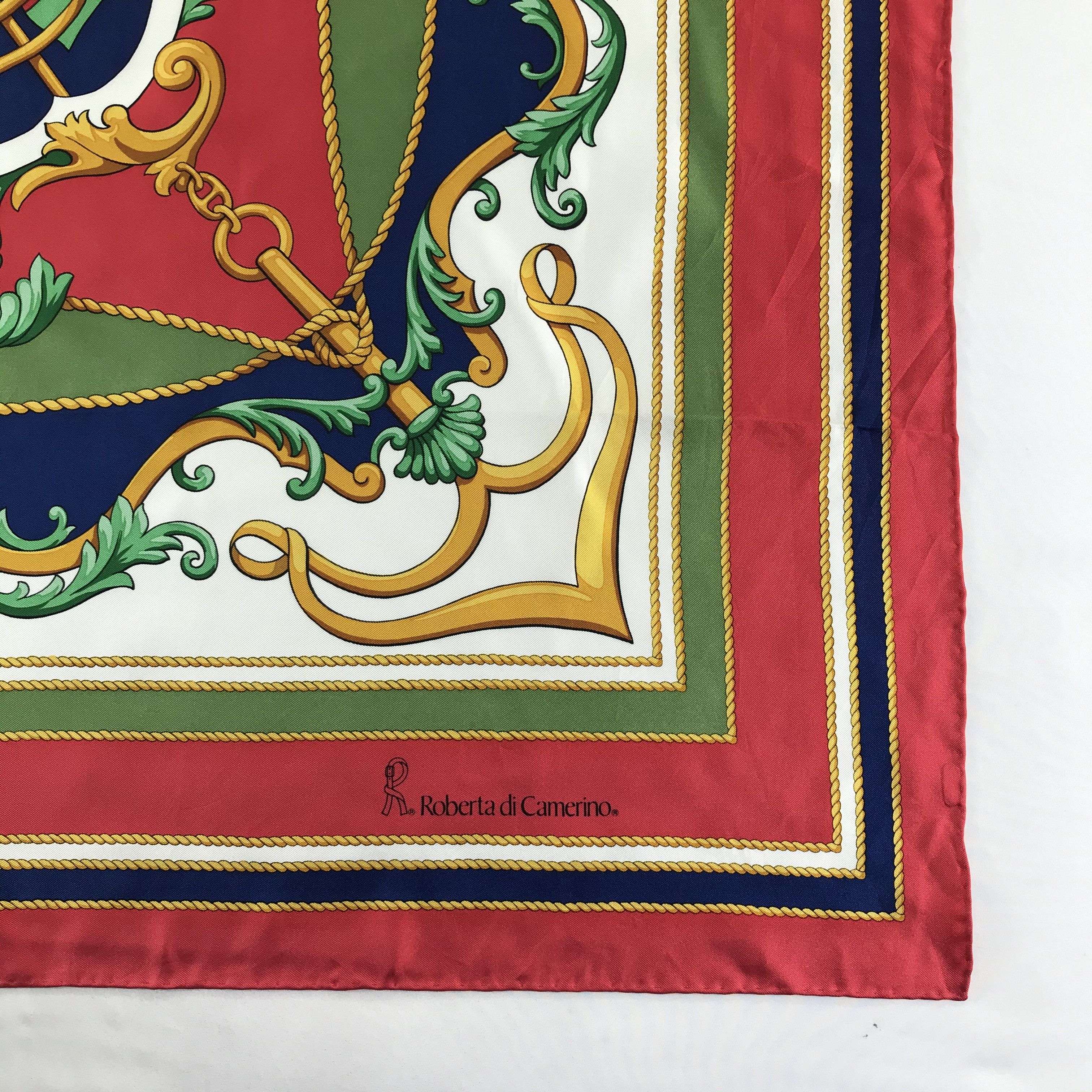 Roberta di Camerino Vintage Roberta Di Camerino Silk Scarf Size ONE SIZE - 4 Thumbnail