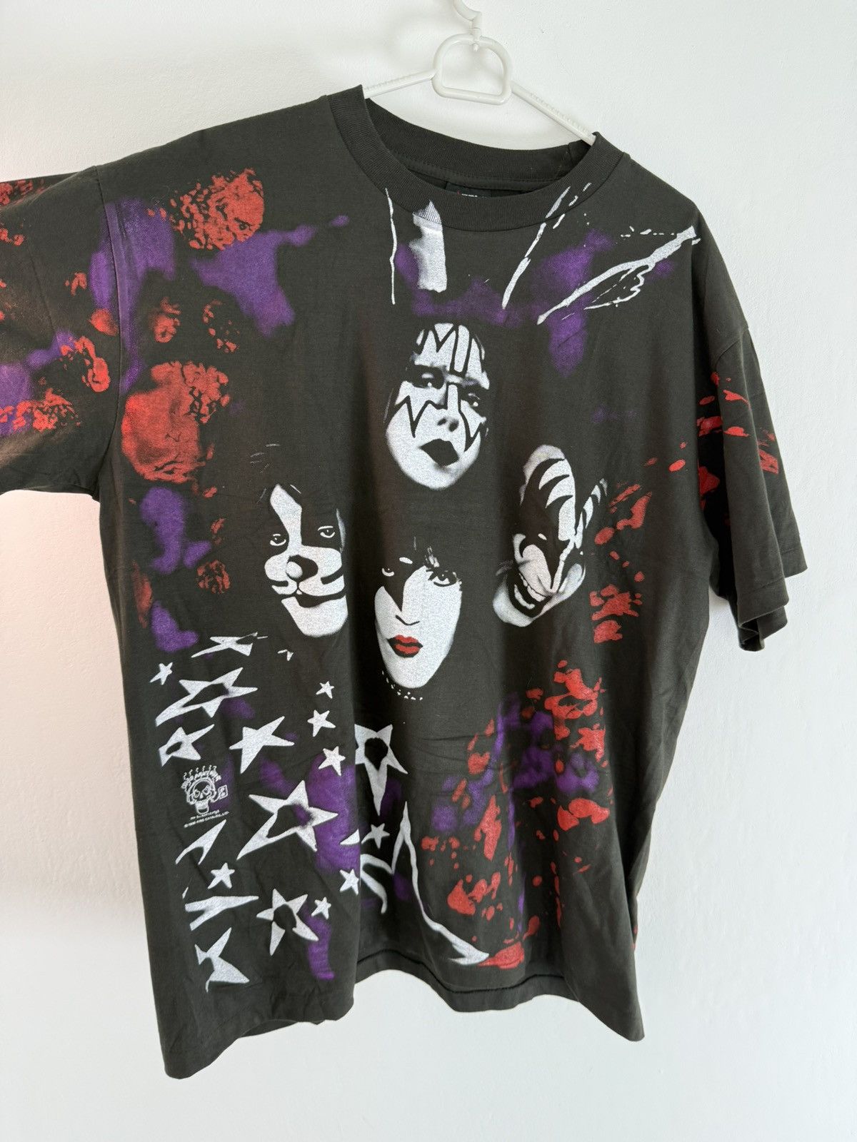 Vintage Kiss metal tee merch vintage t shirt band rock big faces XL Size US XL / EU 56 / 4 - 1 Thumbnail