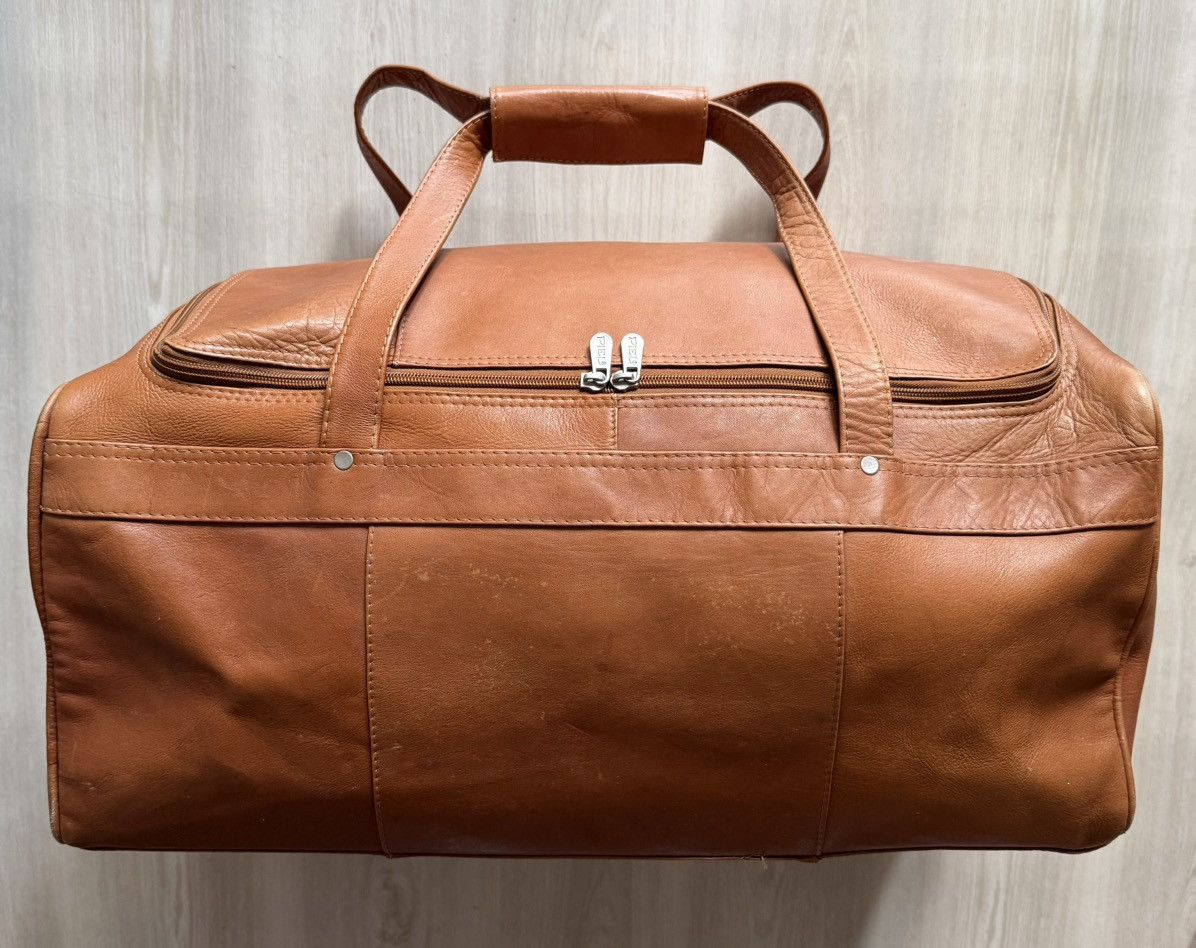 Piel Collapsible Duffel to Carry-All Genuine Leather