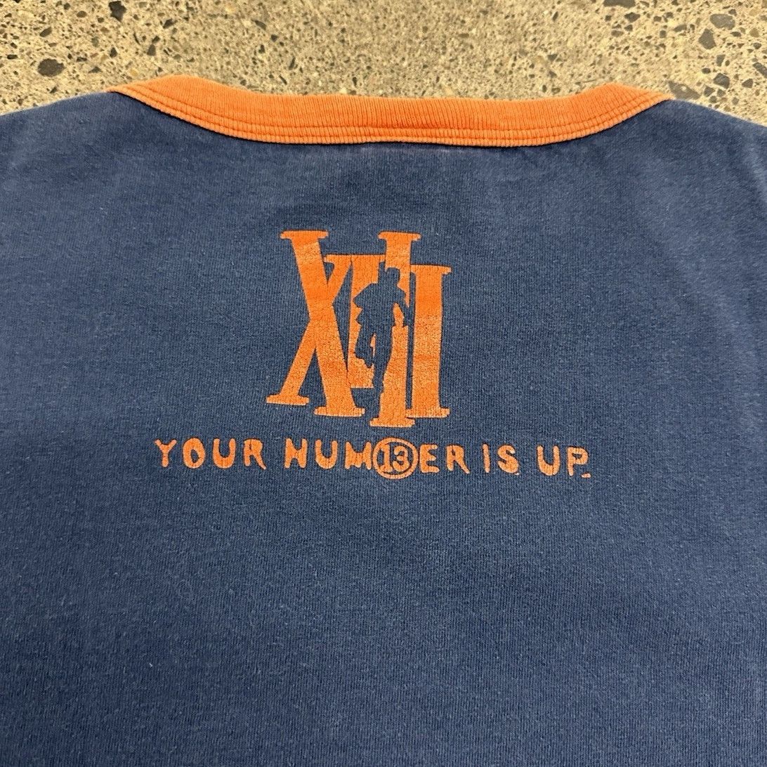 Vintage XIII Your Number Is Up 13 Video Game Ringer T-Shirt Size XL Size US XL / EU 56 / 4 - 4 Thumbnail
