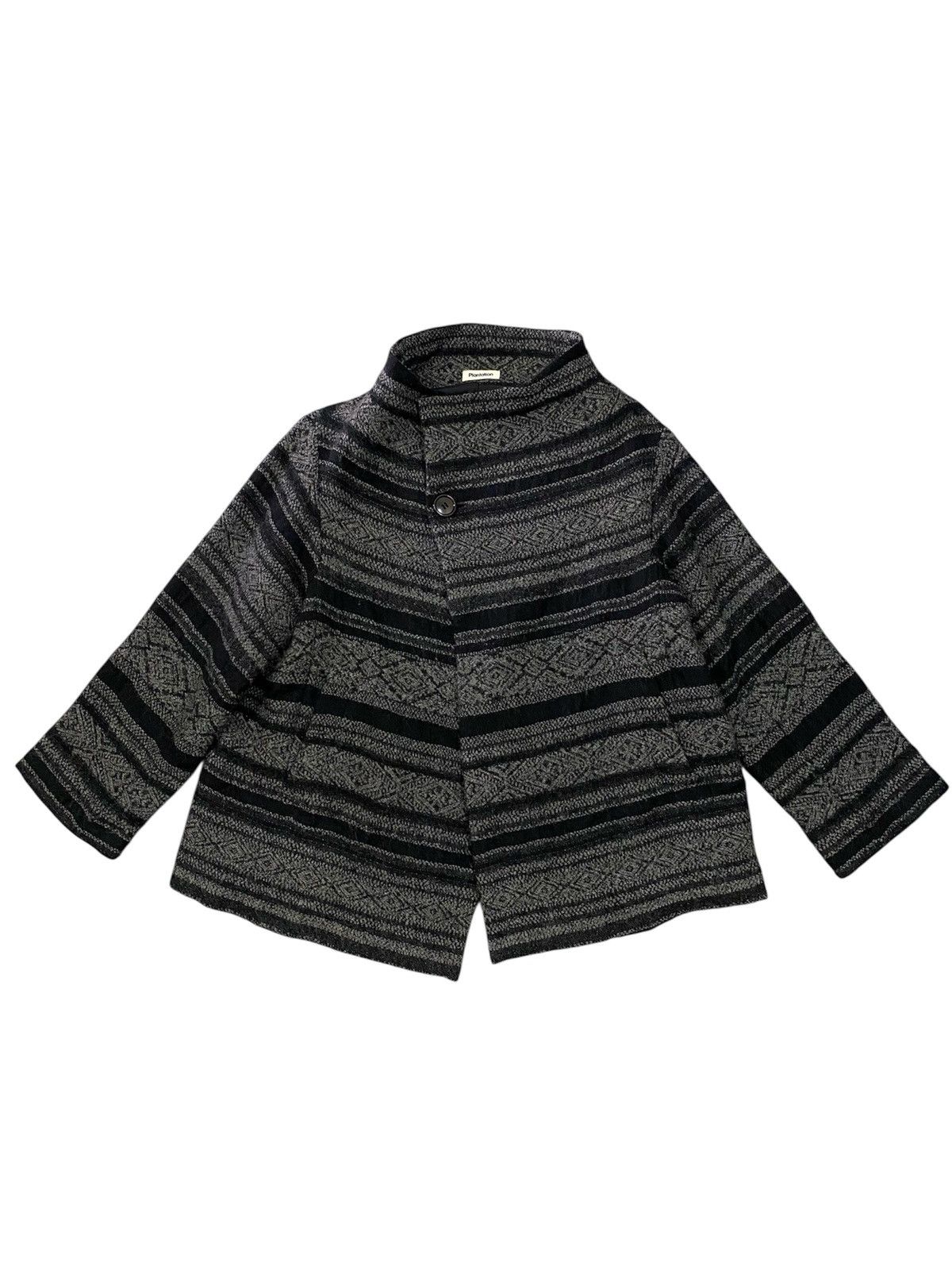 Vtg Plantation By Issey Miyake Wool Jacket