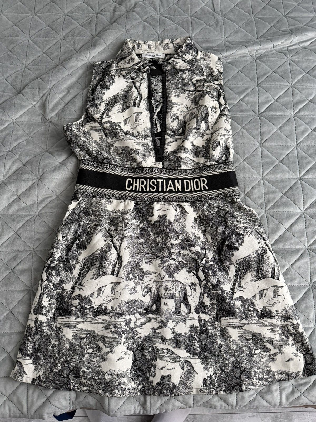 Dior Christian Dior Toile de Jouy Dress Women Size S / US 4 / IT 40 - 1 Thumbnail