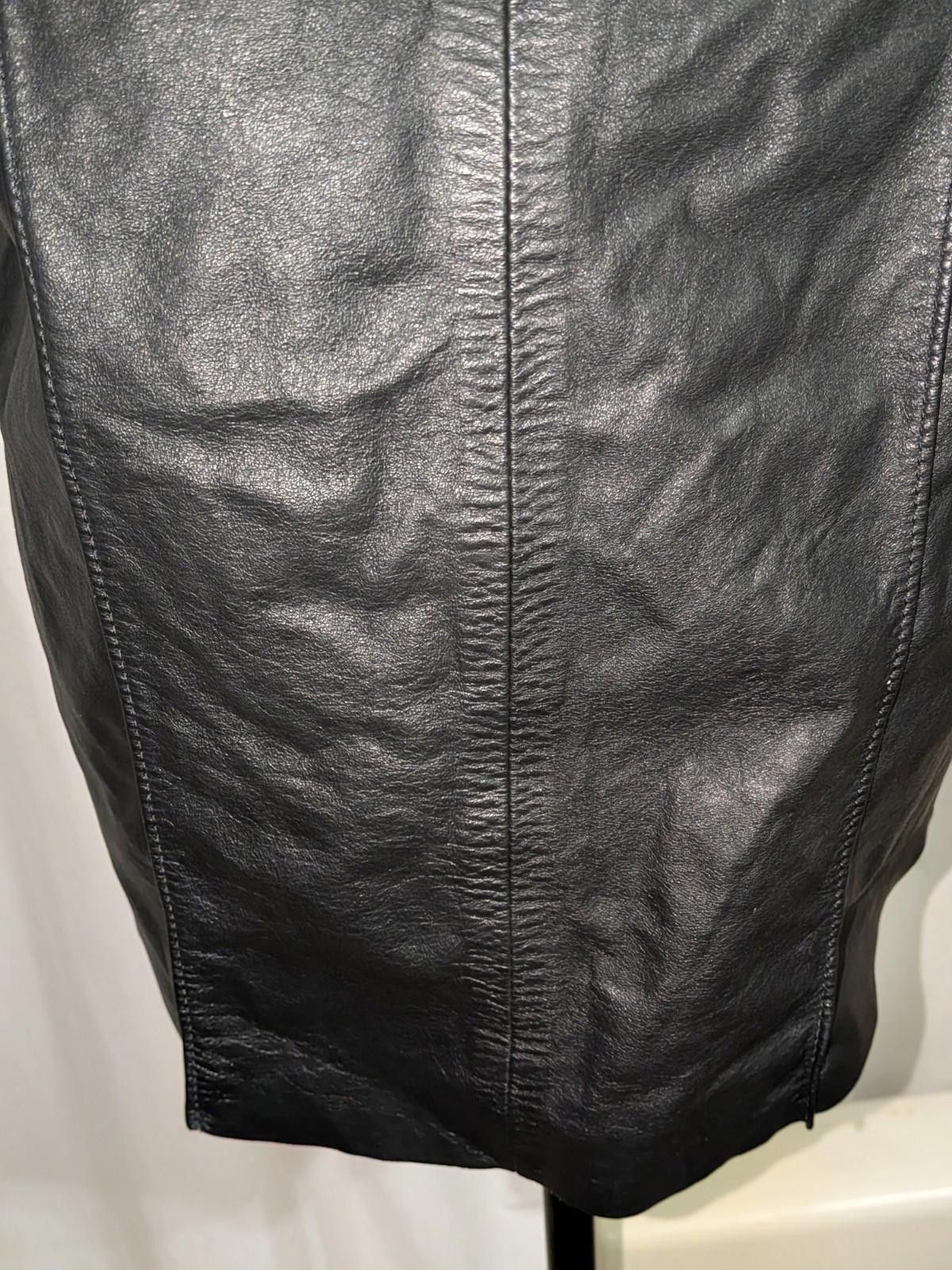 Designer VTG 80s BLACK on BLACK LEATHERS Police Uniform Polo Shirt XL Size US XL / EU 56 / 4 - 8 Thumbnail