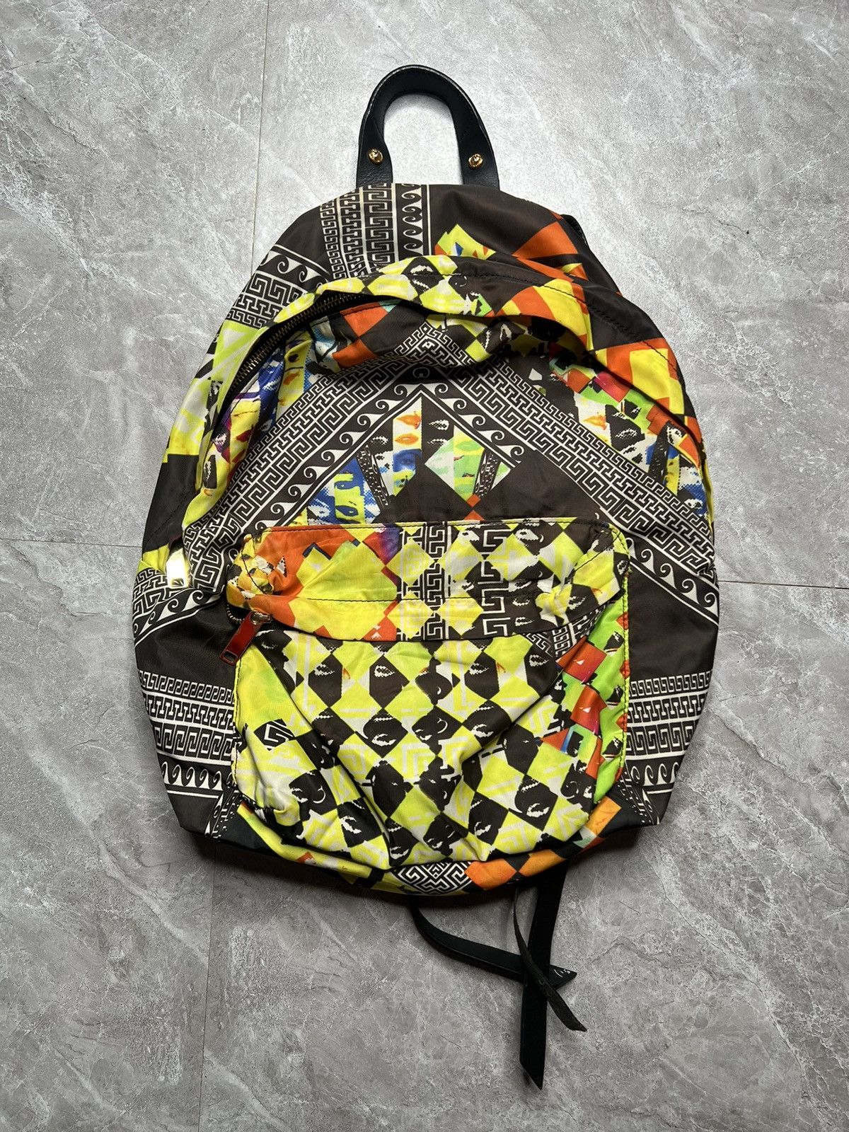 Versace × Versus Versace Versus Versace Printed Backpack Size ONE SIZE - 1 Thumbnail