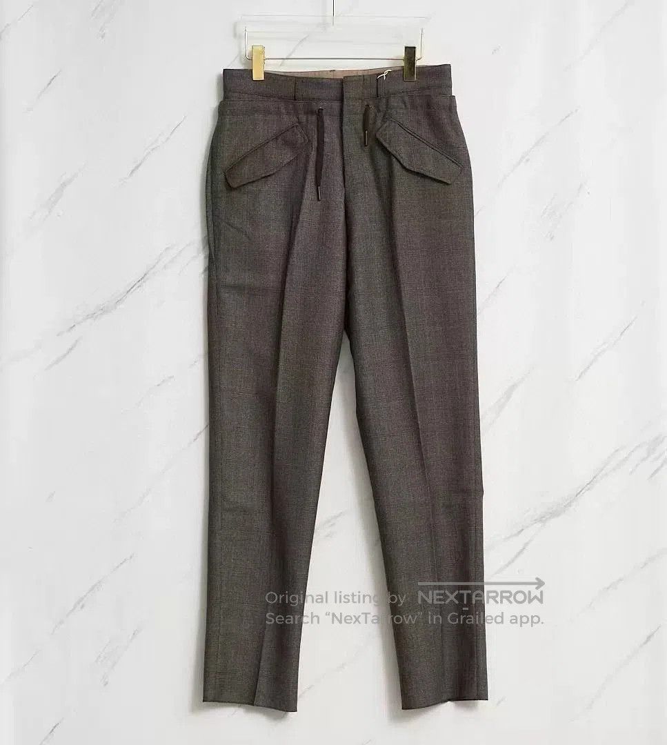 Saint Laurent Paris Saint Laurent Men's Checkered Drawstring Pants. Size US 28 / EU 44 - 1 Thumbnail
