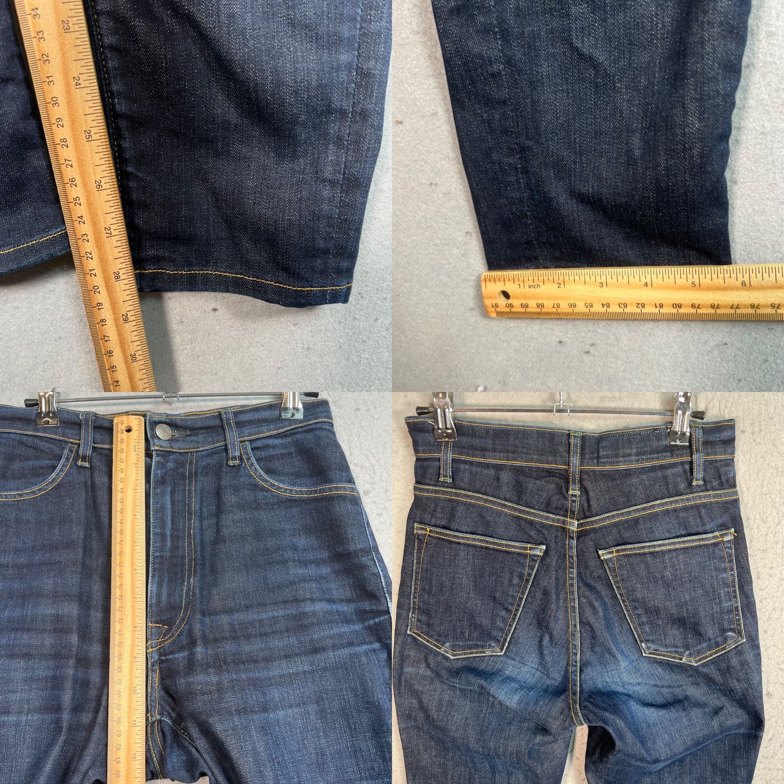 Imogene + Willie Imogene + Willie Elizabeth Jeans Womens 25R Elizabeth Cut Dark Wash Denim Size 42" / US 20 - 8 Thumbnail