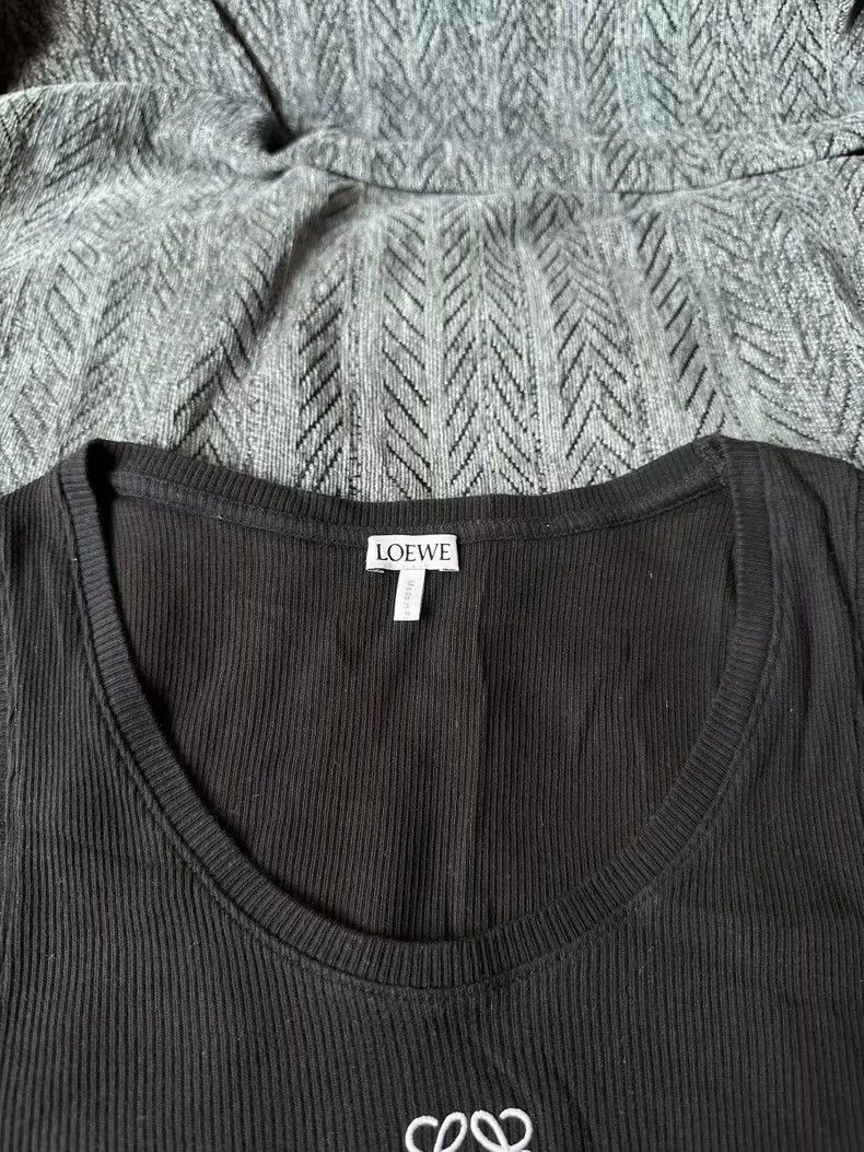 Loewe LOEWE Black embroidered vest Size M / US 6-8 / IT 42-44 - 3 Thumbnail