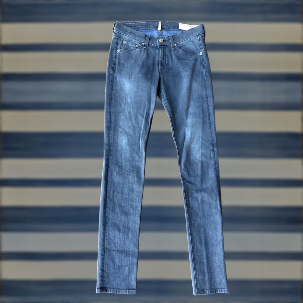 Rag & Bone Rag & Bone Skinny Jeans Women’s 27 Croxley Stretch Denim 5-Pocket City USA Slimming Jeans Gray Cotton Polyester Machine Washable Size 27" / US 4 / IT 40 - 1 Thumbnail