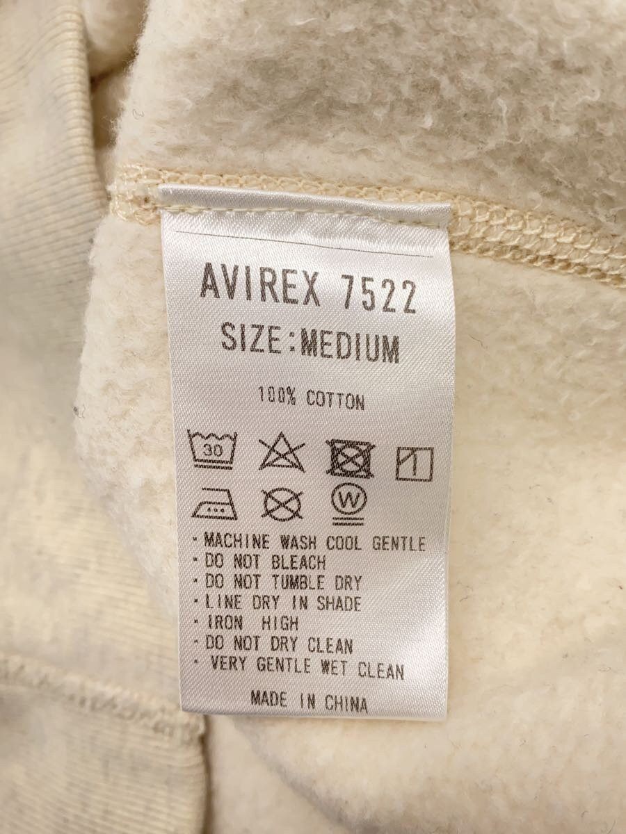 Avirex Avirex Cotton Sweatshirt Ivory Size US M / EU 48-50 / 2 - 4 Thumbnail