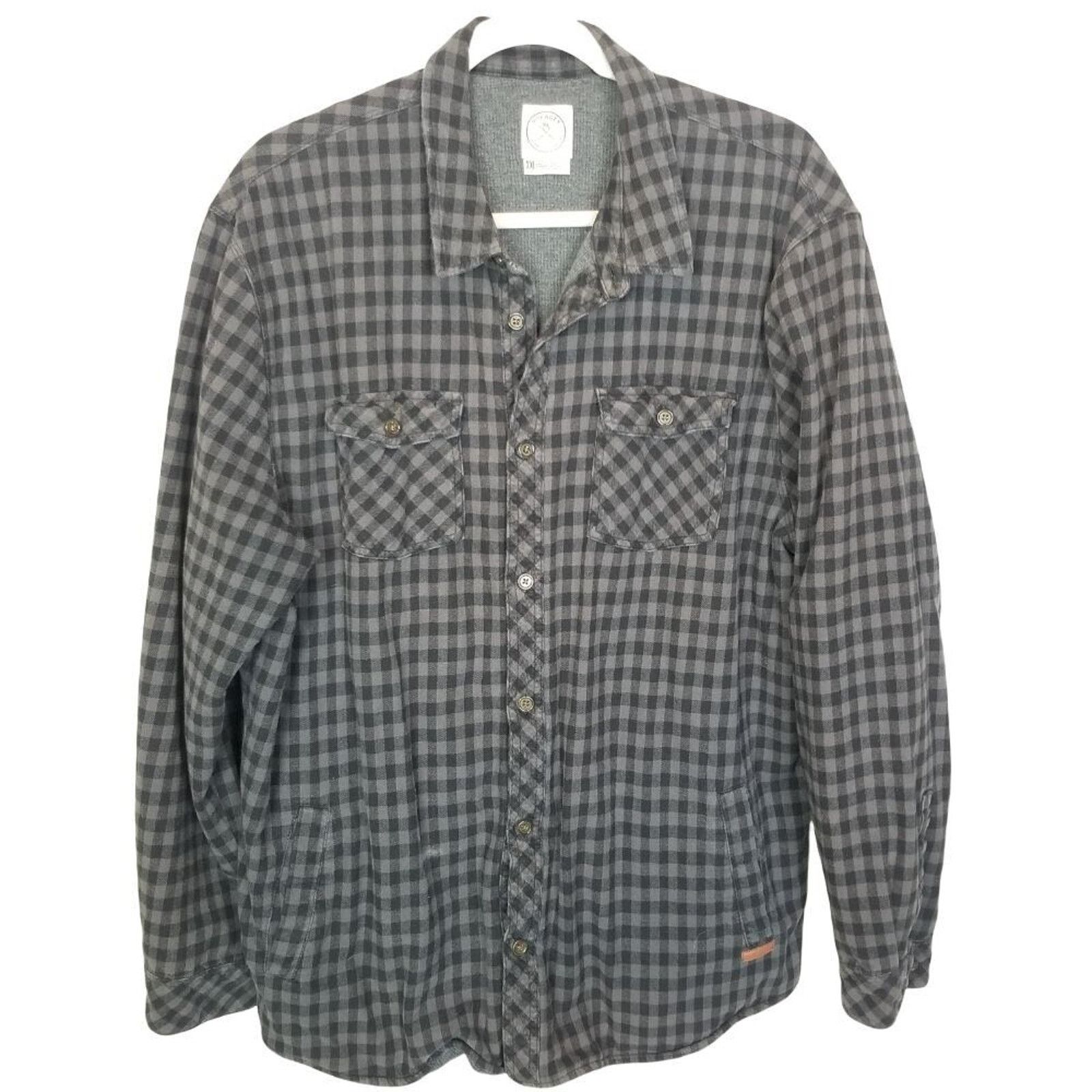 Voyage Voyager Mens Flannel Shirt Size XXL Gorpcore Checker Utility Size US XXL / EU 58 / 5 - 1 Thumbnail