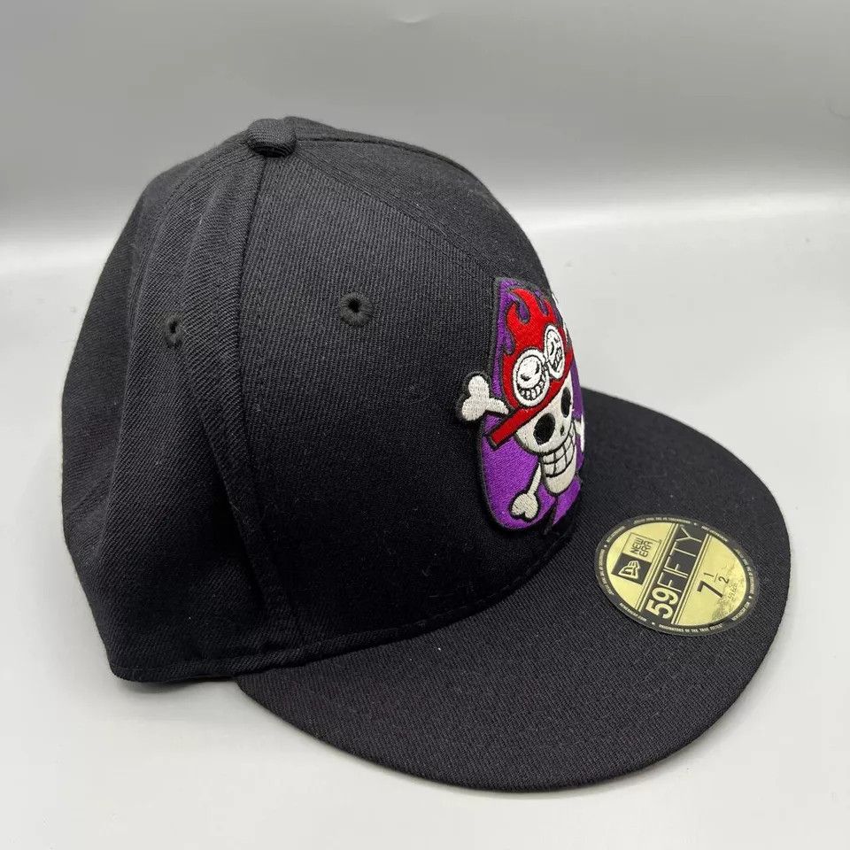New Era One Piece Portgas D Ace Hat Men 7 1/2 59Fifty New Era Fitted Size ONE SIZE - 3 Thumbnail