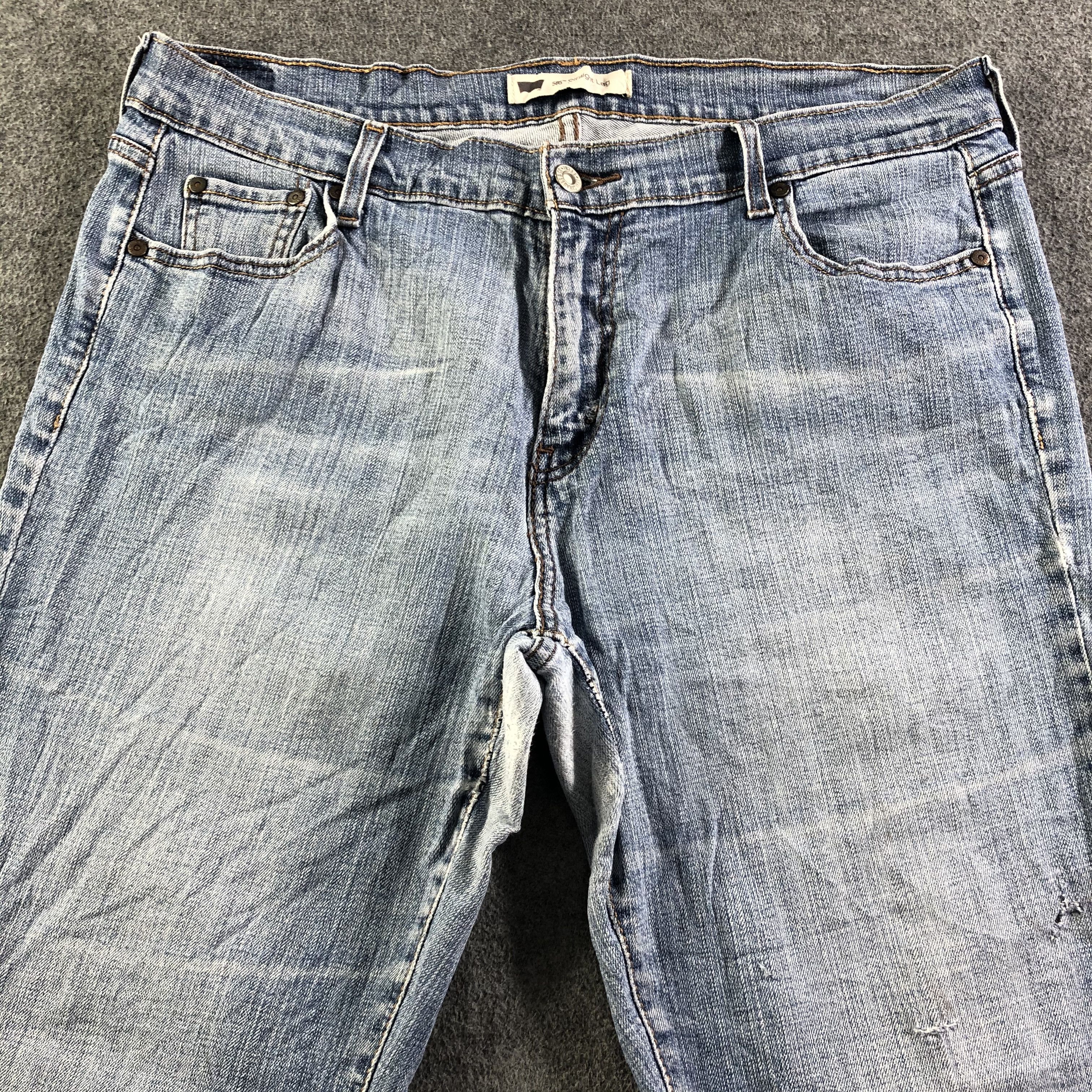 Levi's Vintage Blue Wash Levis 505 Jeans-J3281 Size US 37 - 3 Thumbnail