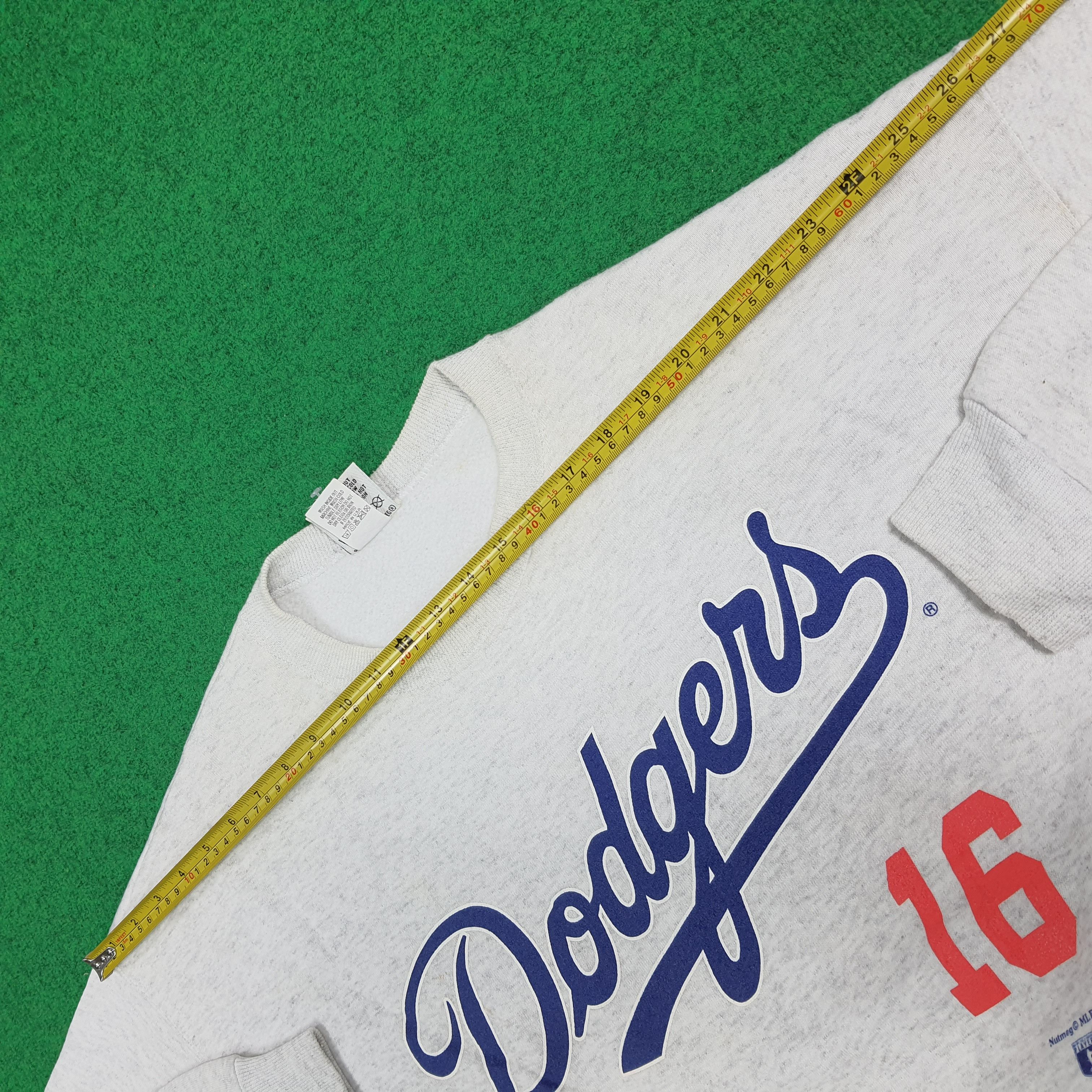 Nutmeg Vintage 90s Nutmeg Hideo Nomo LA Dodgers Sweatshirt C282N14 Size US XL / EU 56 / 4 - 12 Thumbnail