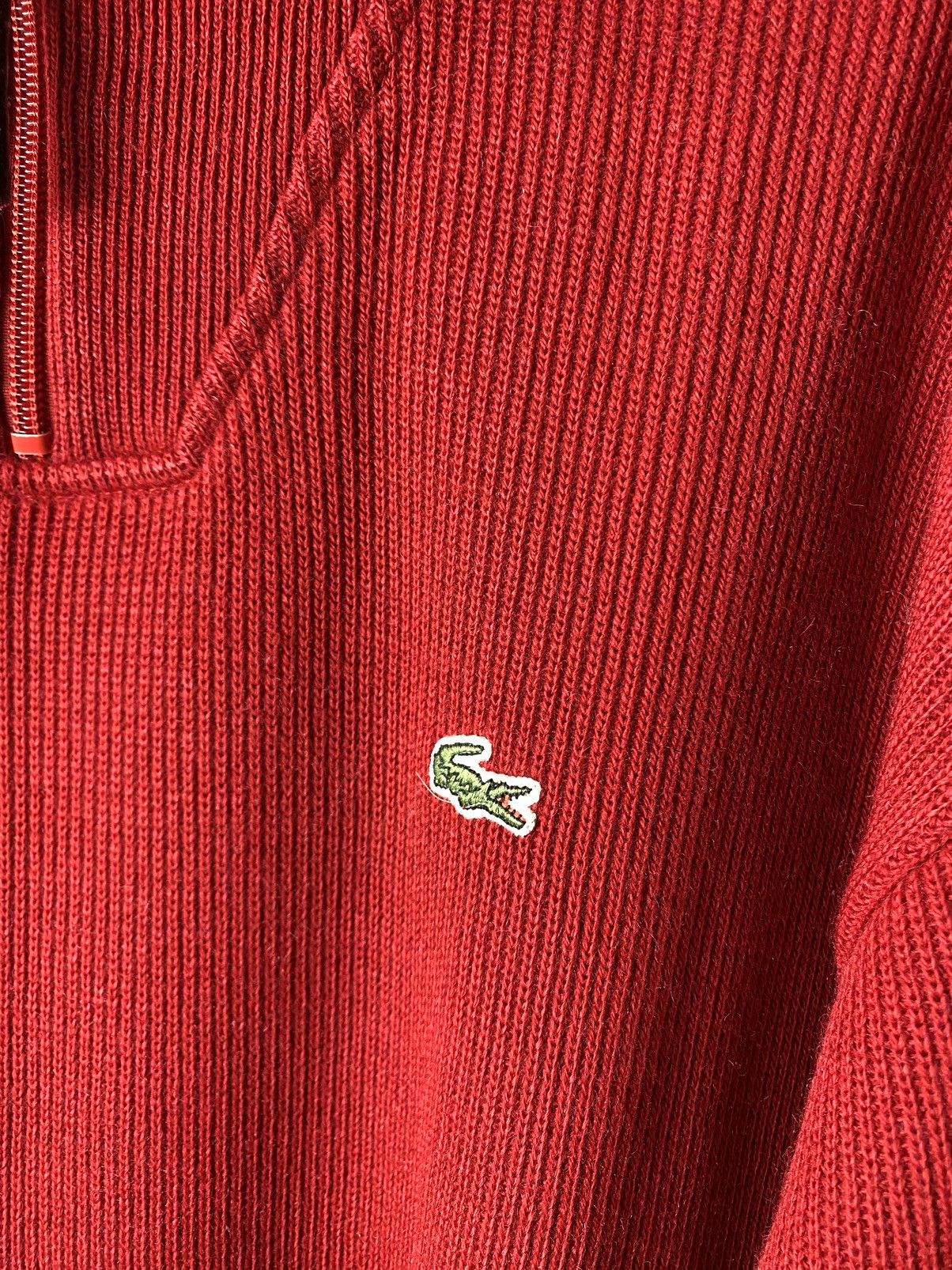 Lacoste 90’s Vintage Lacoste Knit Sweater Casual Wear Size US L / EU 52-54 / 3 - 3 Thumbnail