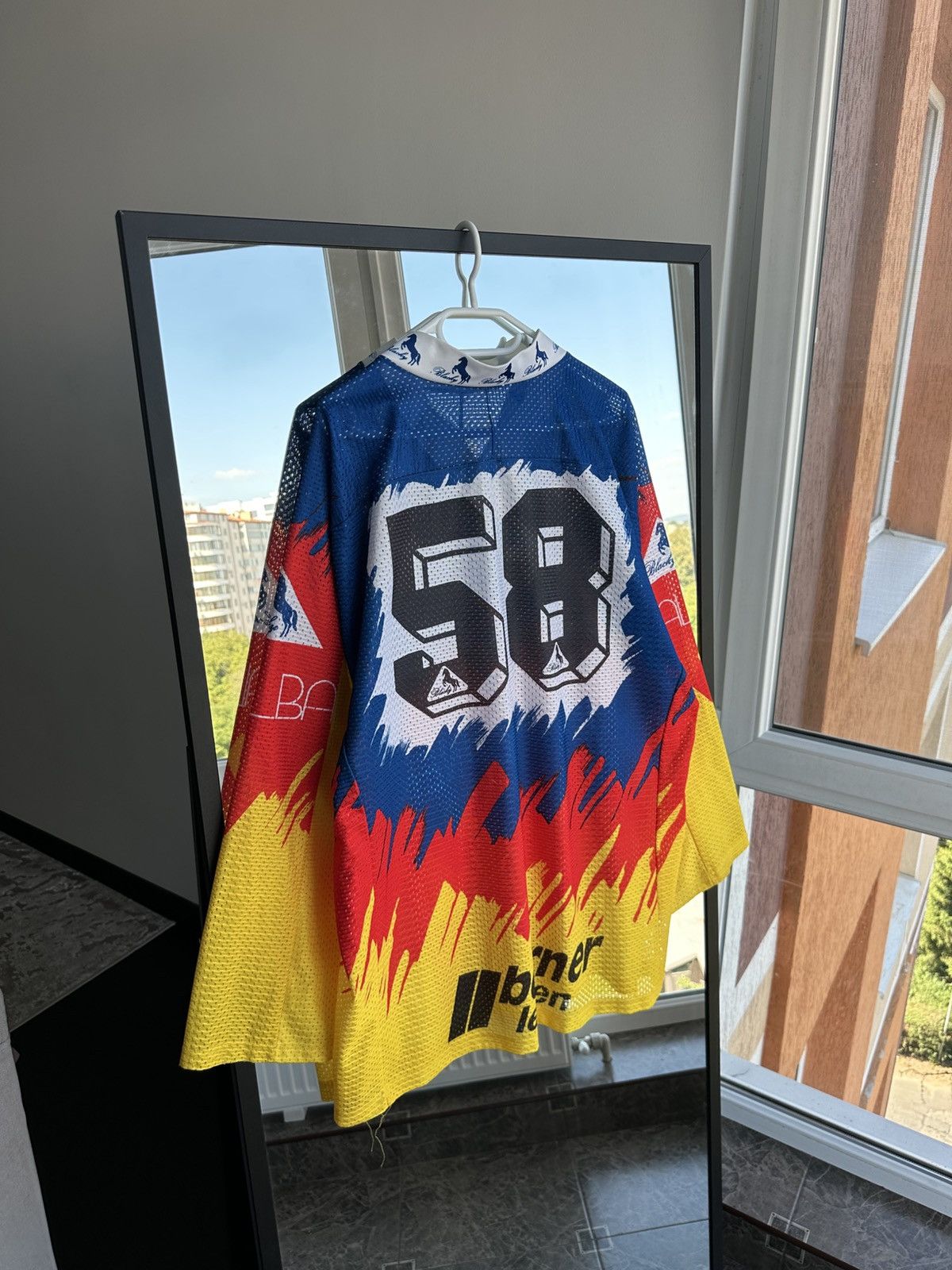 Vintage Vintage 90s Blacky Switzerland Motocross Jersey #58 Size US XL / EU 56 / 4 - 9 Thumbnail