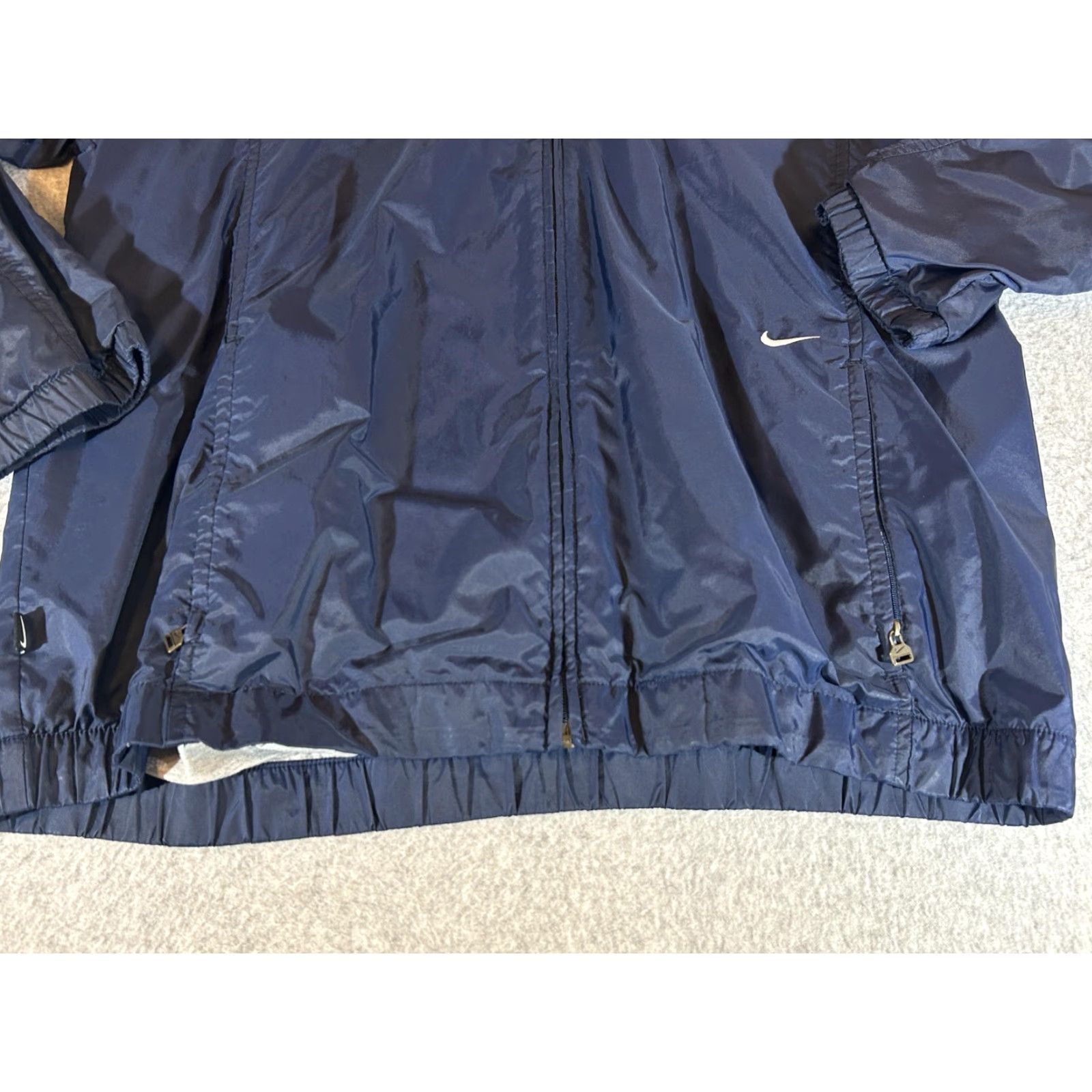 Nike Nike Jacket Mens XL Blue Track Windbreaker Zip Lightweight Vintage 90s Size US XL / EU 56 / 4 - 2 Thumbnail
