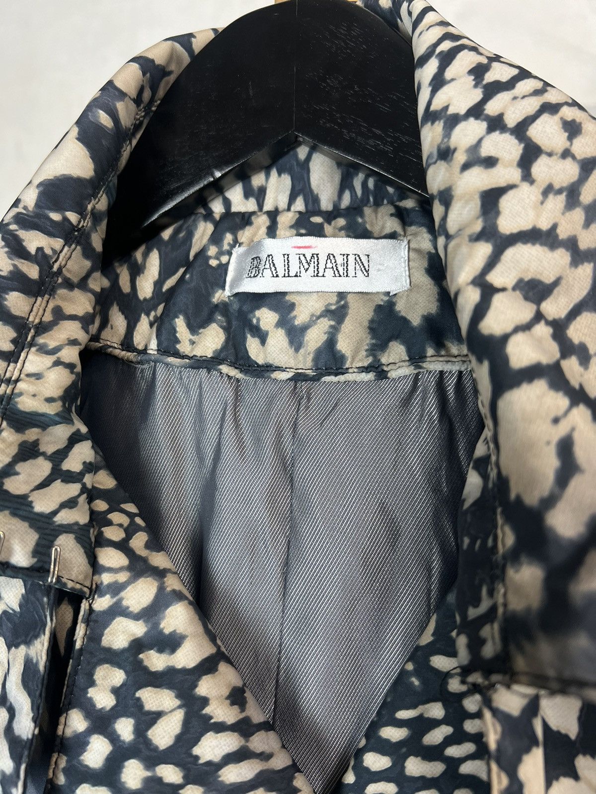 Balmain Balmain Vintage Camouflage Trench Coat Jacket Size M - L Size M / US 6-8 / IT 42-44 - 6 Thumbnail