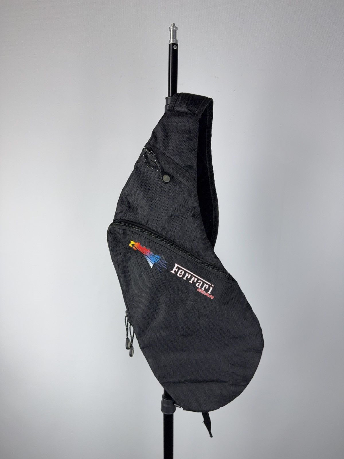 Ferrari × Formula 1 Vintage Ferrari Gear Sling Bag Black Logo Racing Style Size ONE SIZE - 1 Thumbnail