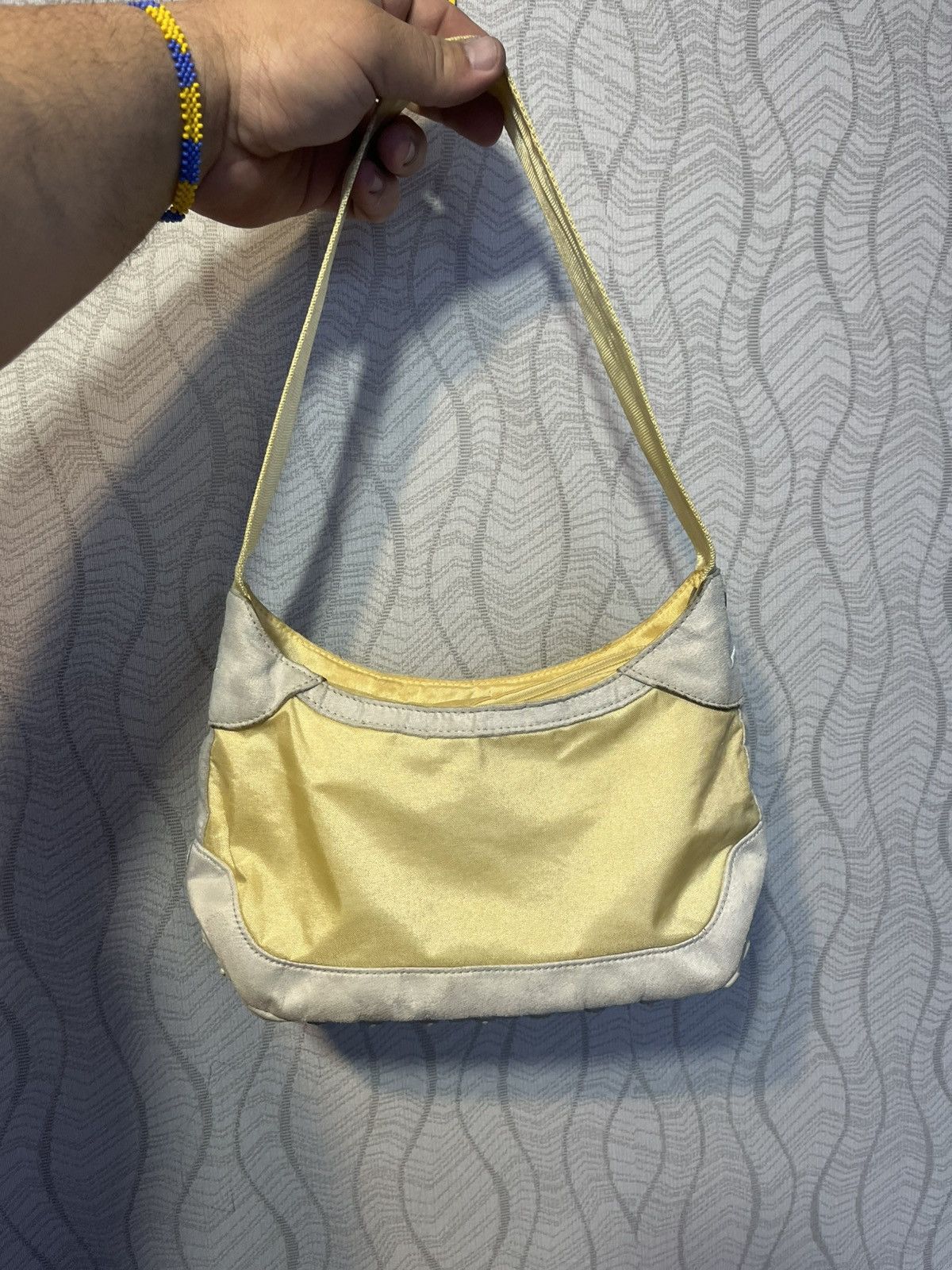Nike × Vintage Vintage Nike Baguette Y2K Yellow Handbag Size ONE SIZE - 4 Thumbnail