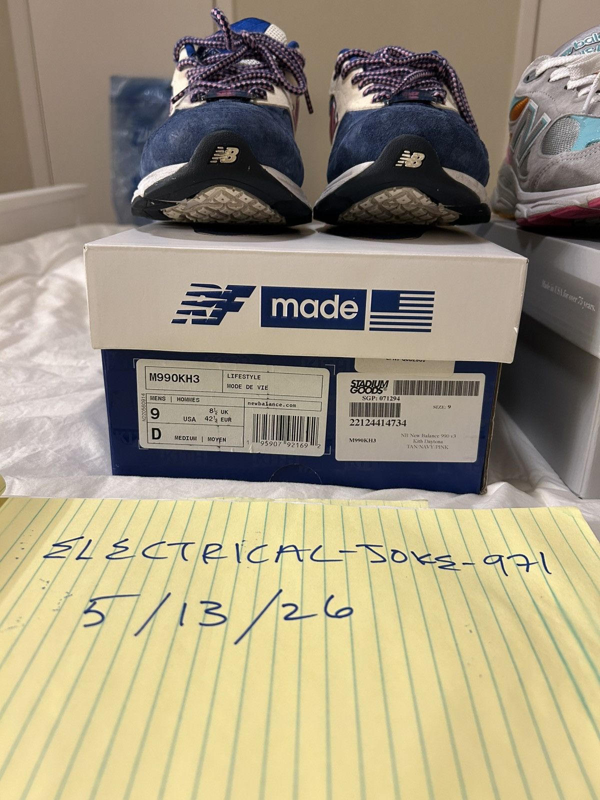 Kith × New Balance Kith Daytona 990v3 sz 9 Size US 9 / EU 42 - 9 Thumbnail