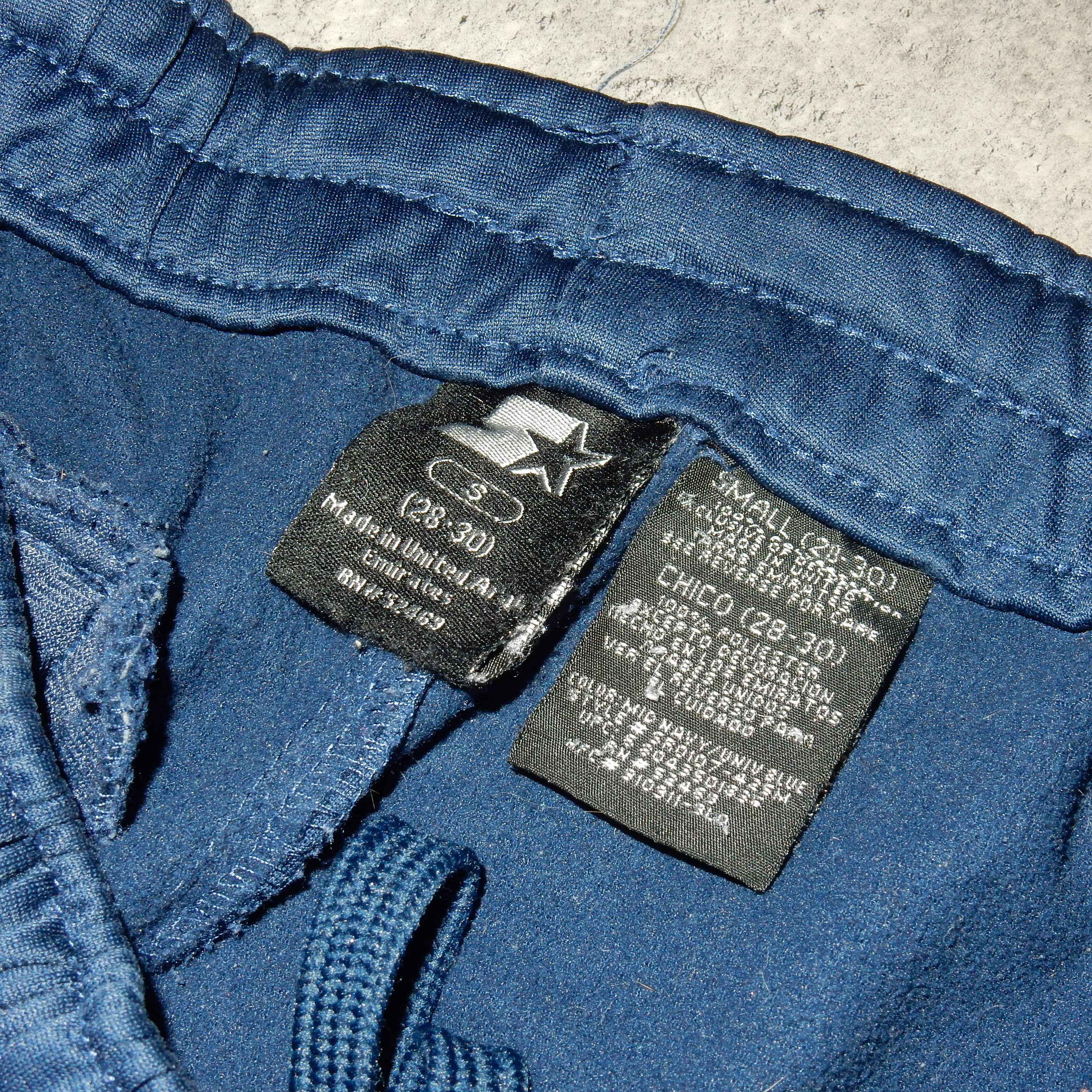 Starter × Vintage Starter vintage college baggy navy track pants - S Size US 30 / EU 46 - 4 Thumbnail