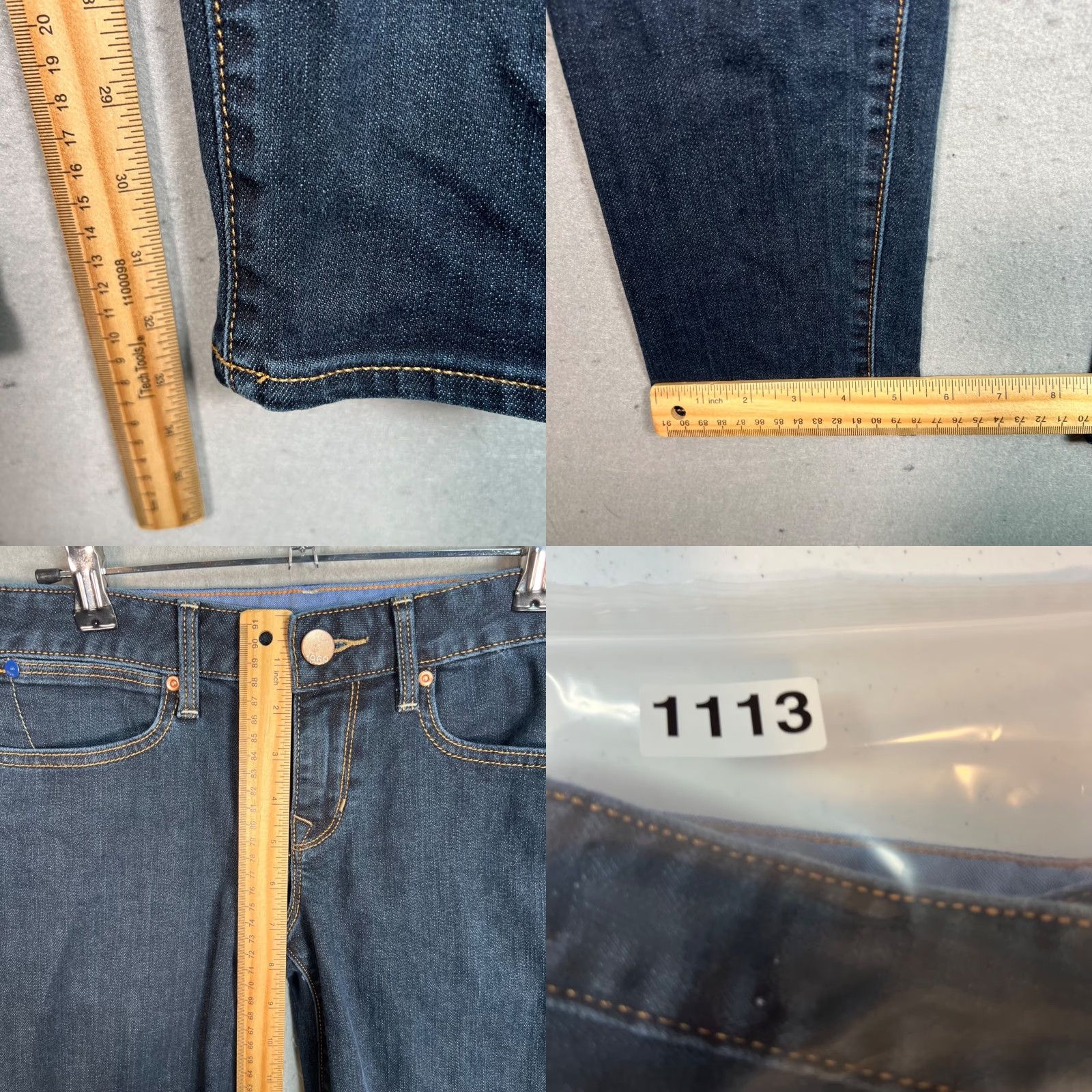 Gap GAP 1969 Always Skinny Jeans Womens 27 Dark Wash Denim Slim Stretch Adult 27 / 4L Blue Womens Jeans Size 27" / US 4 / IT 40 - 8 Thumbnail