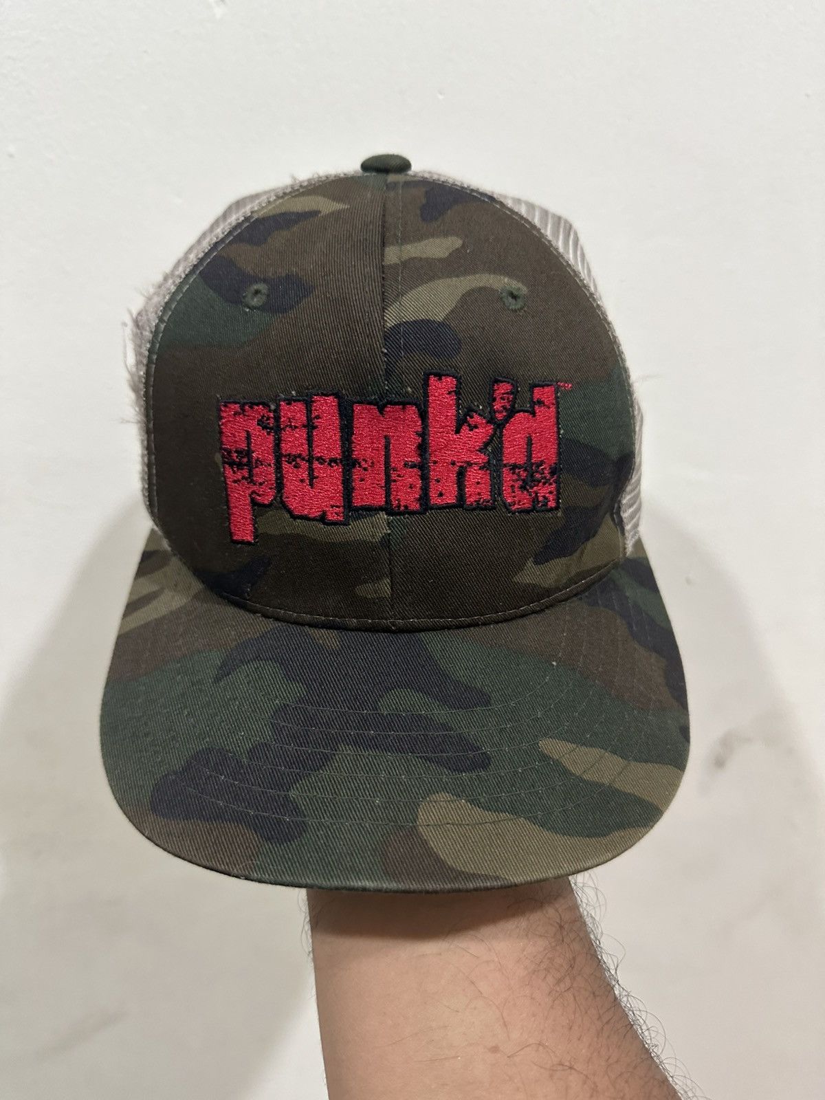 Mtv VTG Distress PUNK’D Trucker Cap Size ONE SIZE - 2 Thumbnail
