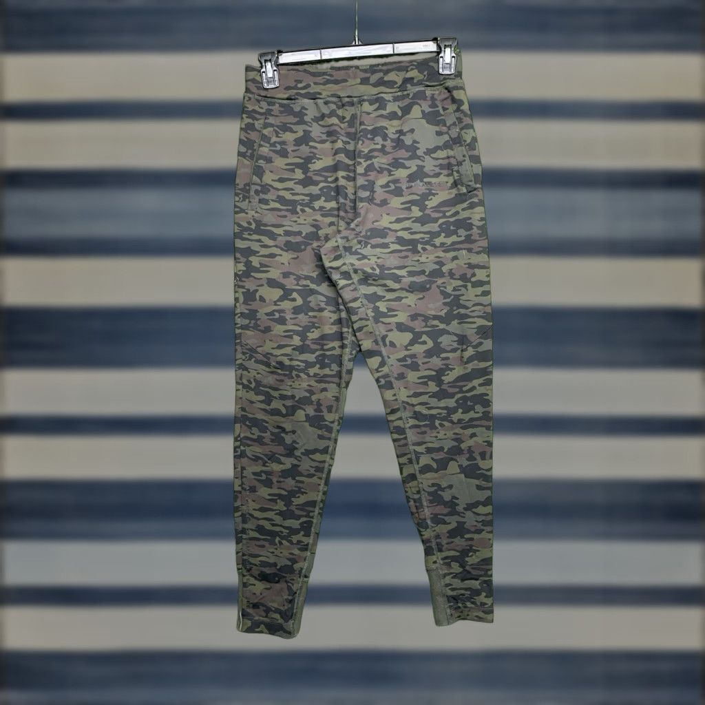 Vintage Alphalete Sweatpants Mens Medium M Tapered 32x30 Camouflage Beig e Polyester Blend Gym Activewear Size US 31 - 1 Thumbnail