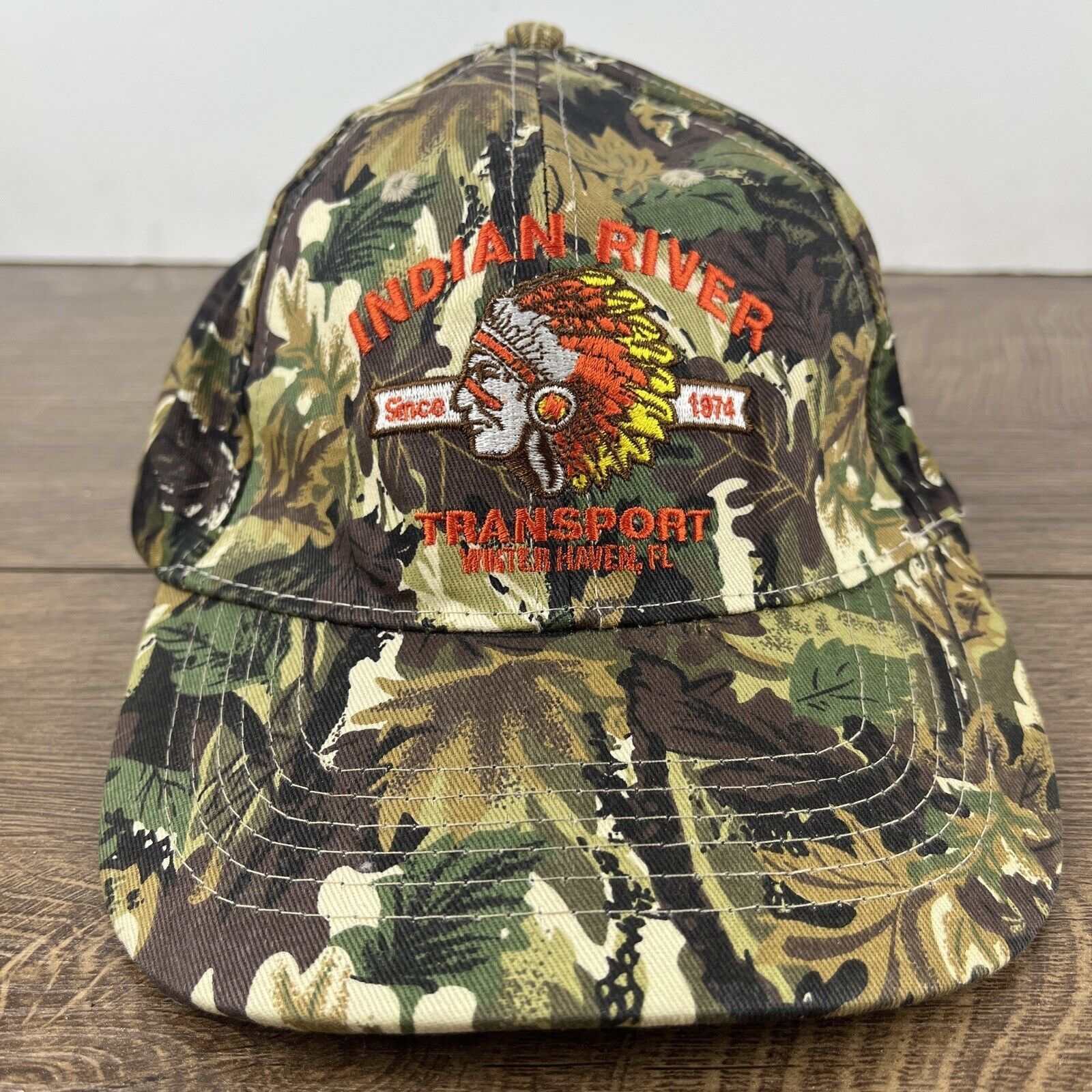 Other Indian River Hat Indian River Transport Camo Green Hat Adjus Size ONE SIZE - 5 Thumbnail