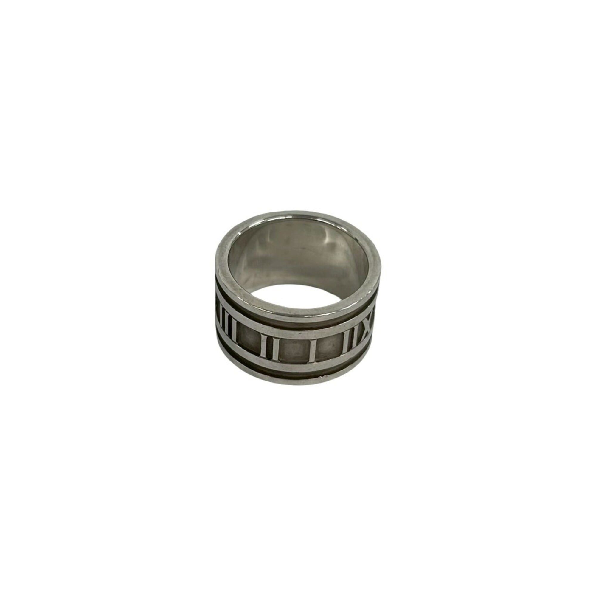Tiffany & Co. TIFFANY&Co. Tiffany Wide Atlas Ring, Sterling Silver 925, Men's and Women's Accessory, Silver, 28017 Size ONE SIZE - 1 Thumbnail