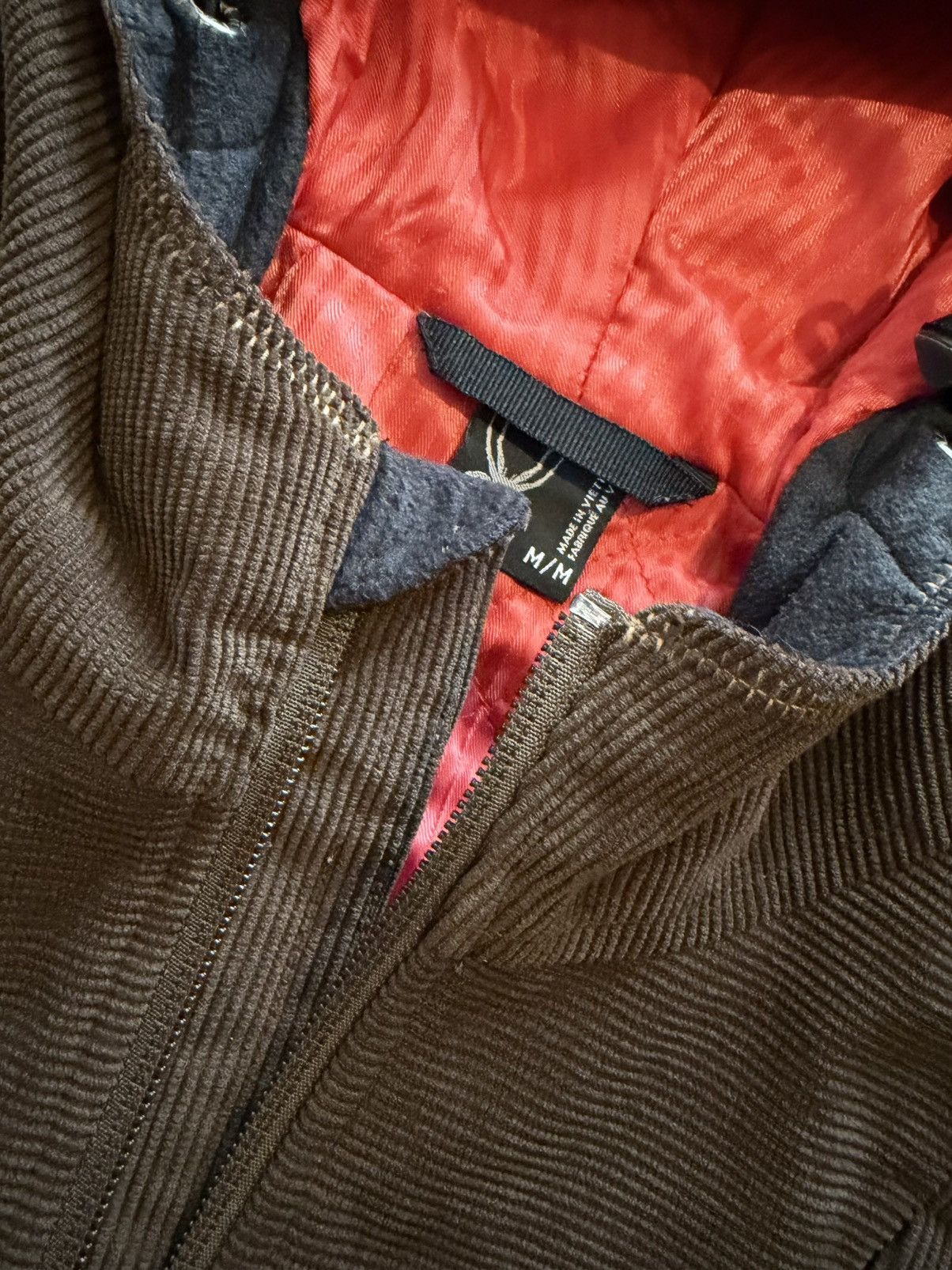 Spyder Spyder Corduroy Bomber Jacket w/ Hood Sz M Size M / US 6-8 / IT 42-44 - 3 Thumbnail