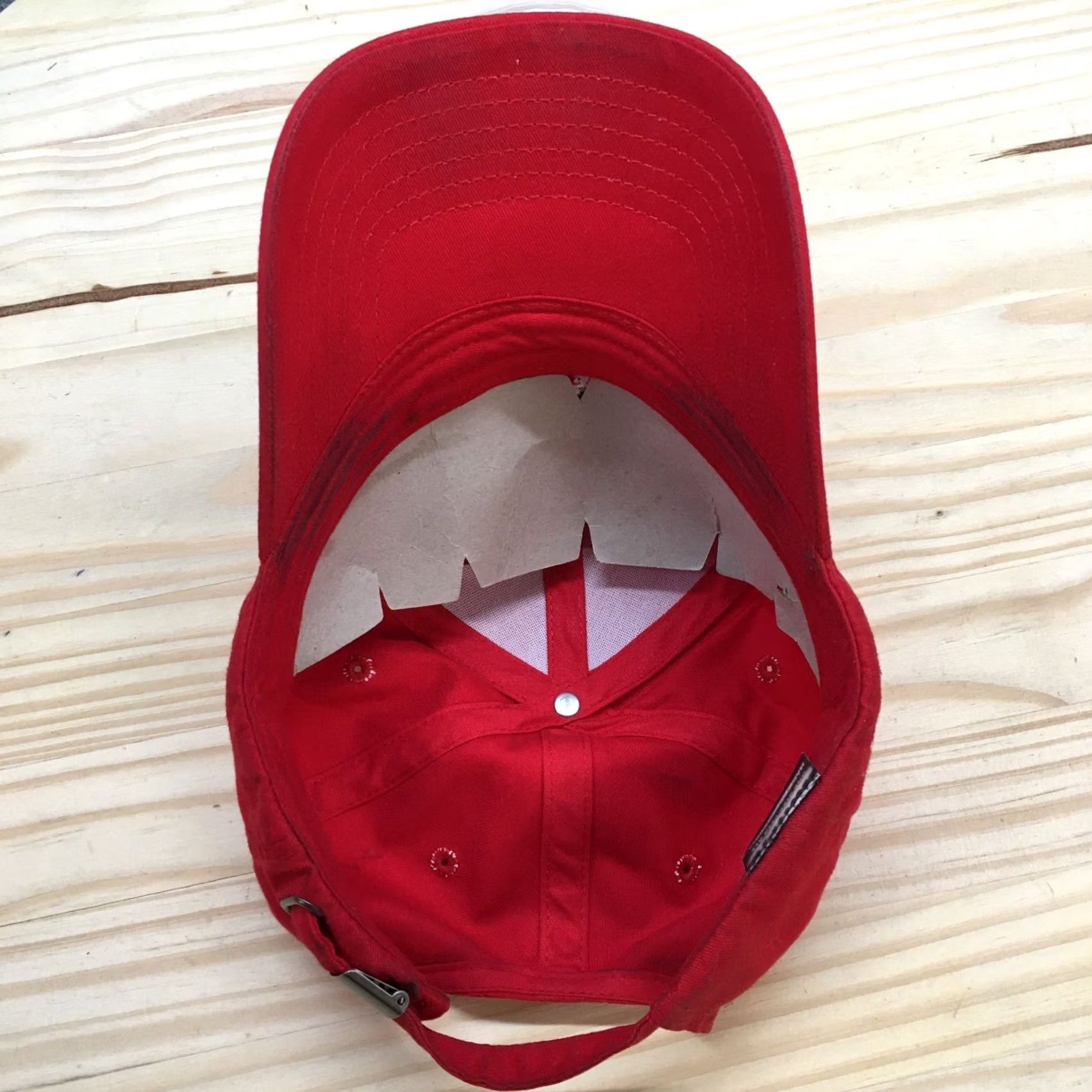 Vintage Washington DC Smithsonian Institution Baseball Cap Mens One Size Red Curved Bill Size ONE SIZE - 7 Thumbnail