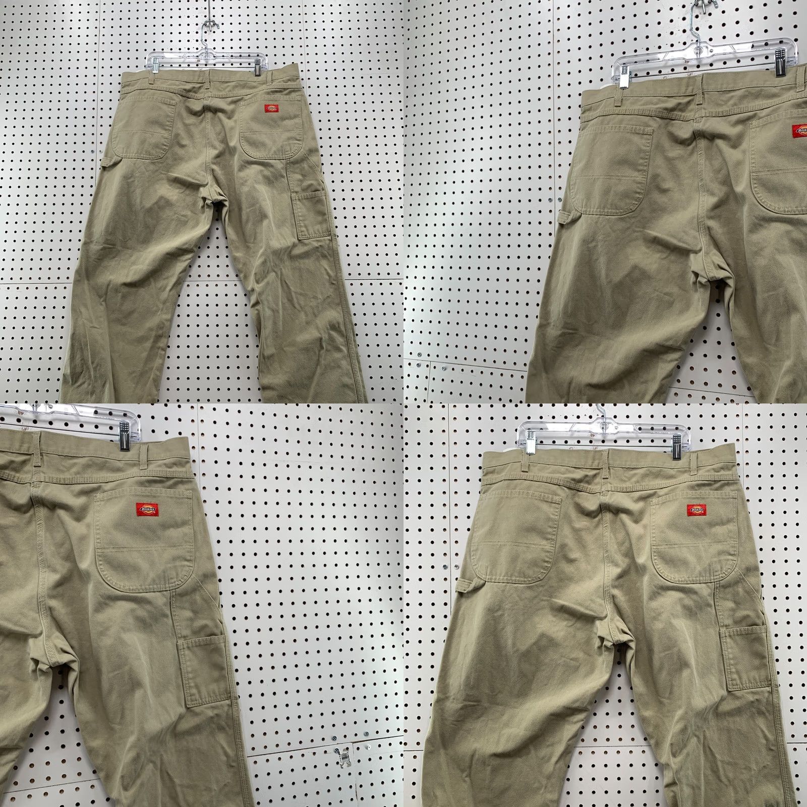 Dickies VINTAGE Dickies Carpenter Pants Mens 41X30 Beige Canvas Workwear Size US 42 / EU 58 - 9 Thumbnail
