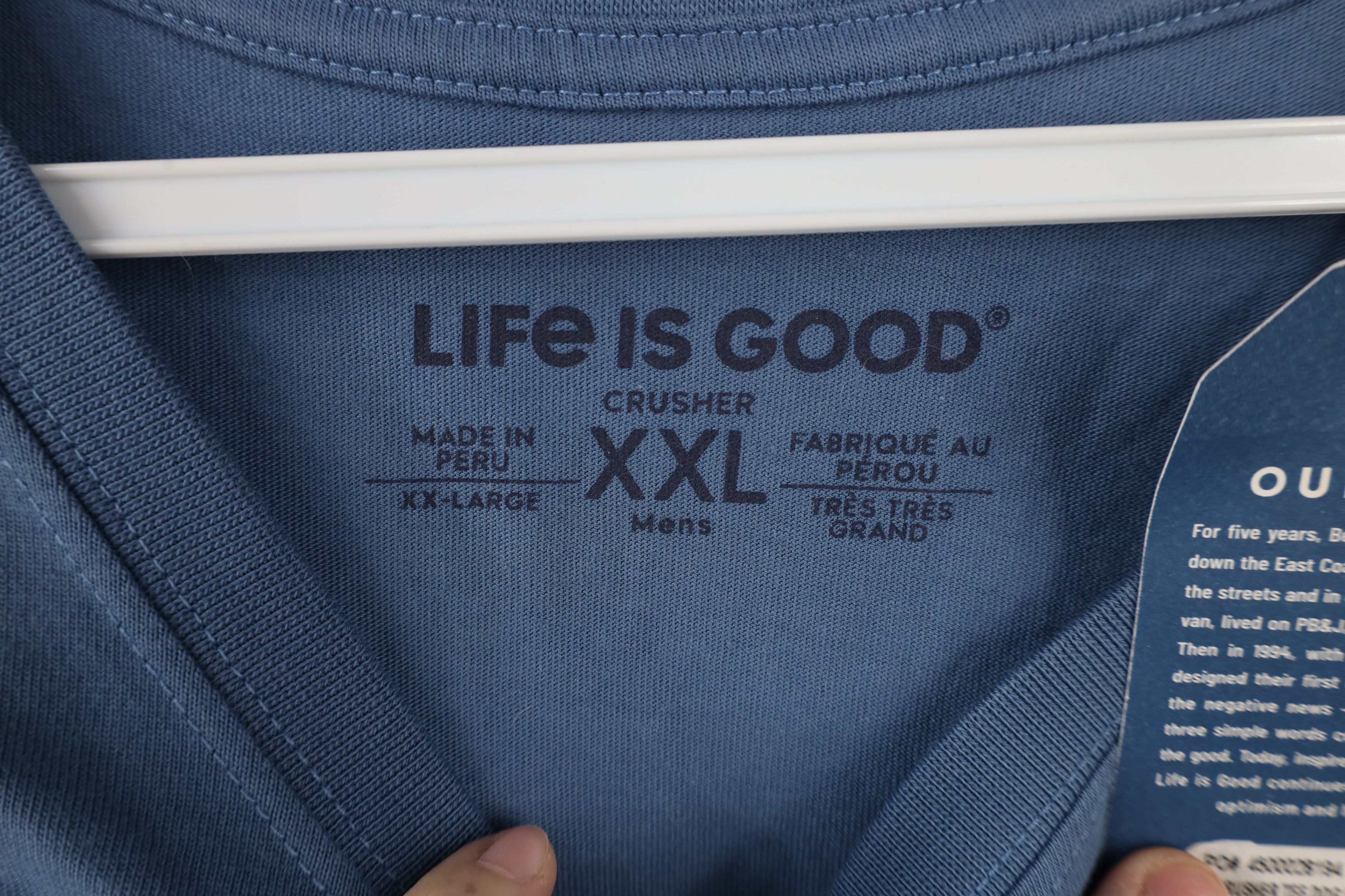 Life is Good × Vintage New Life Is Good Out Crusher Dog Dad Short Sleeve T-Shirt Size US XXL / EU 58 / 5 - 6 Thumbnail
