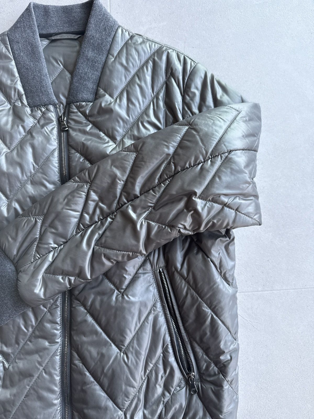Eidos Napoli Eidos Chevron quilted puffer style jacket sz M - L Size US M / EU 48-50 / 2 - 3 Thumbnail