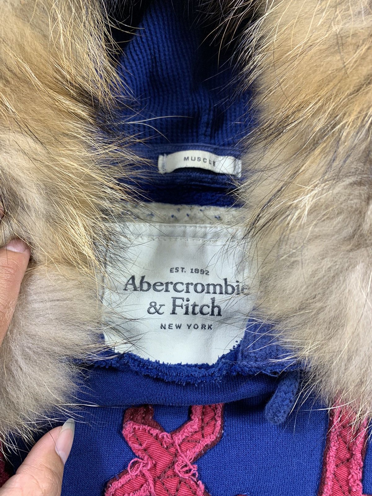 Hysteric Glamour SICK DISTRESSED ABERCROMBIE JAPANESE FUR ZIP HOODIE Size US M / EU 48-50 / 2 - 7 Thumbnail